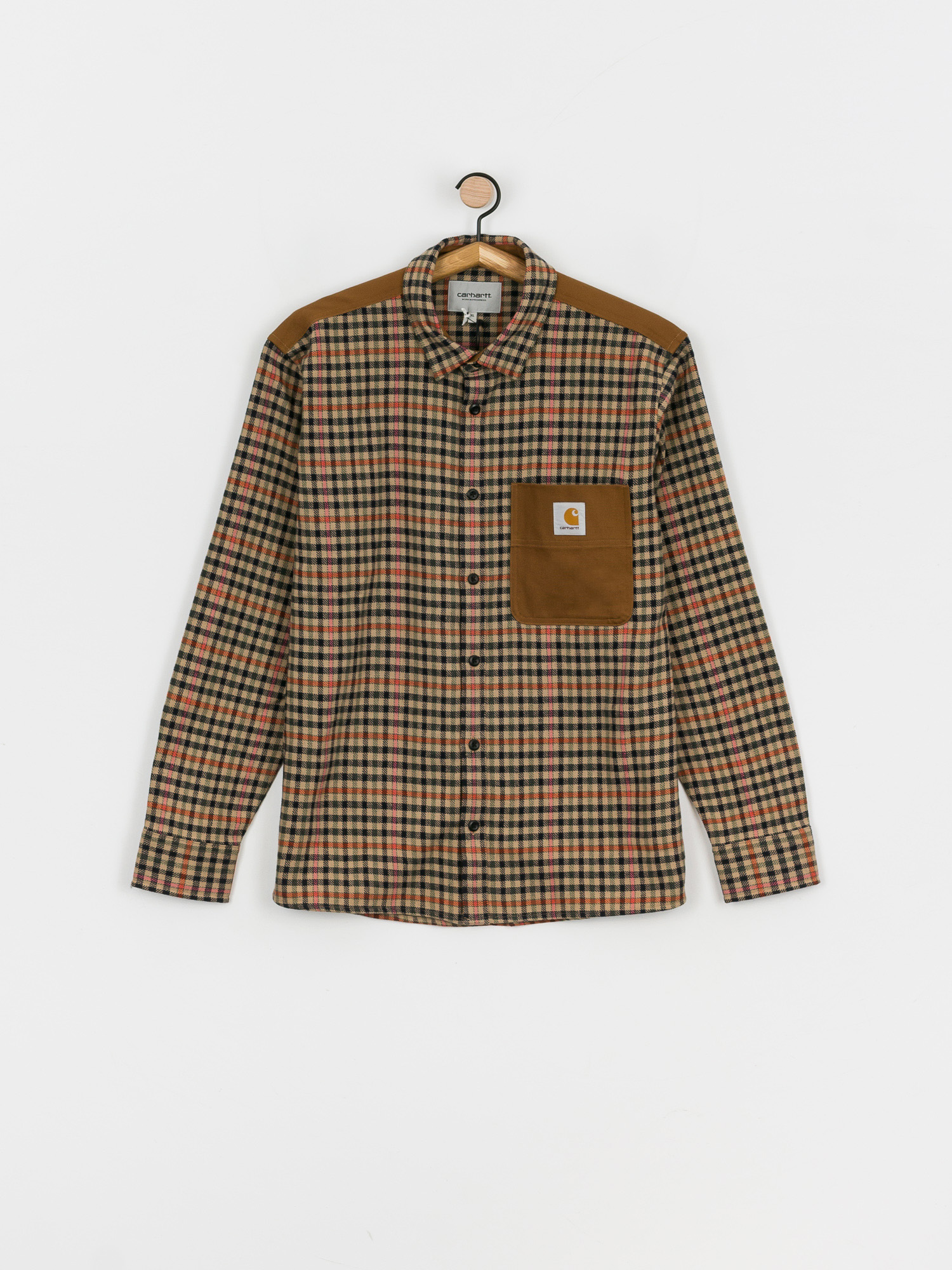 Košile Carhartt WIP Asher (asher check leather)