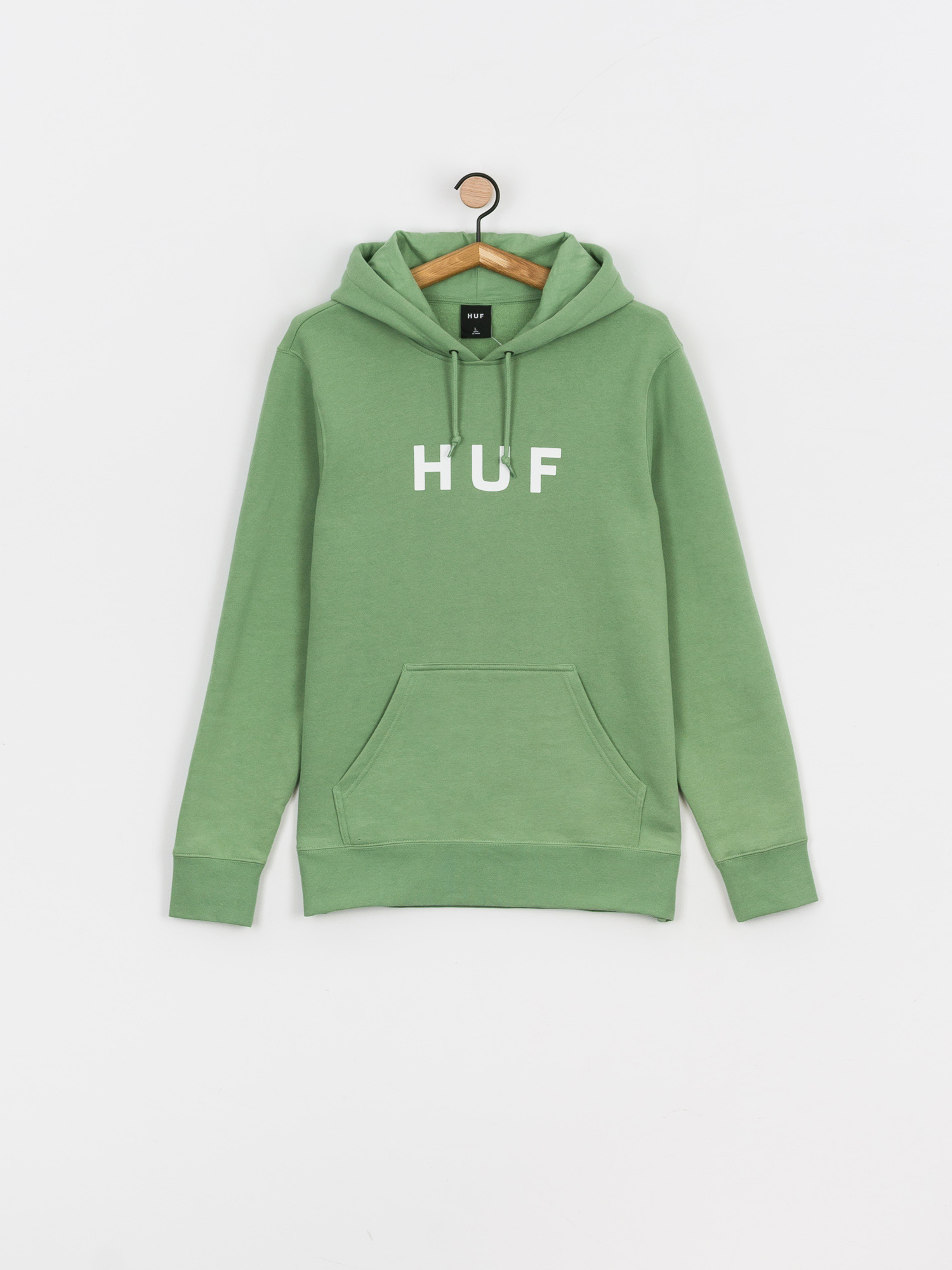 Mikina s kapucí HUF Essentials OG Logo HD (basil)