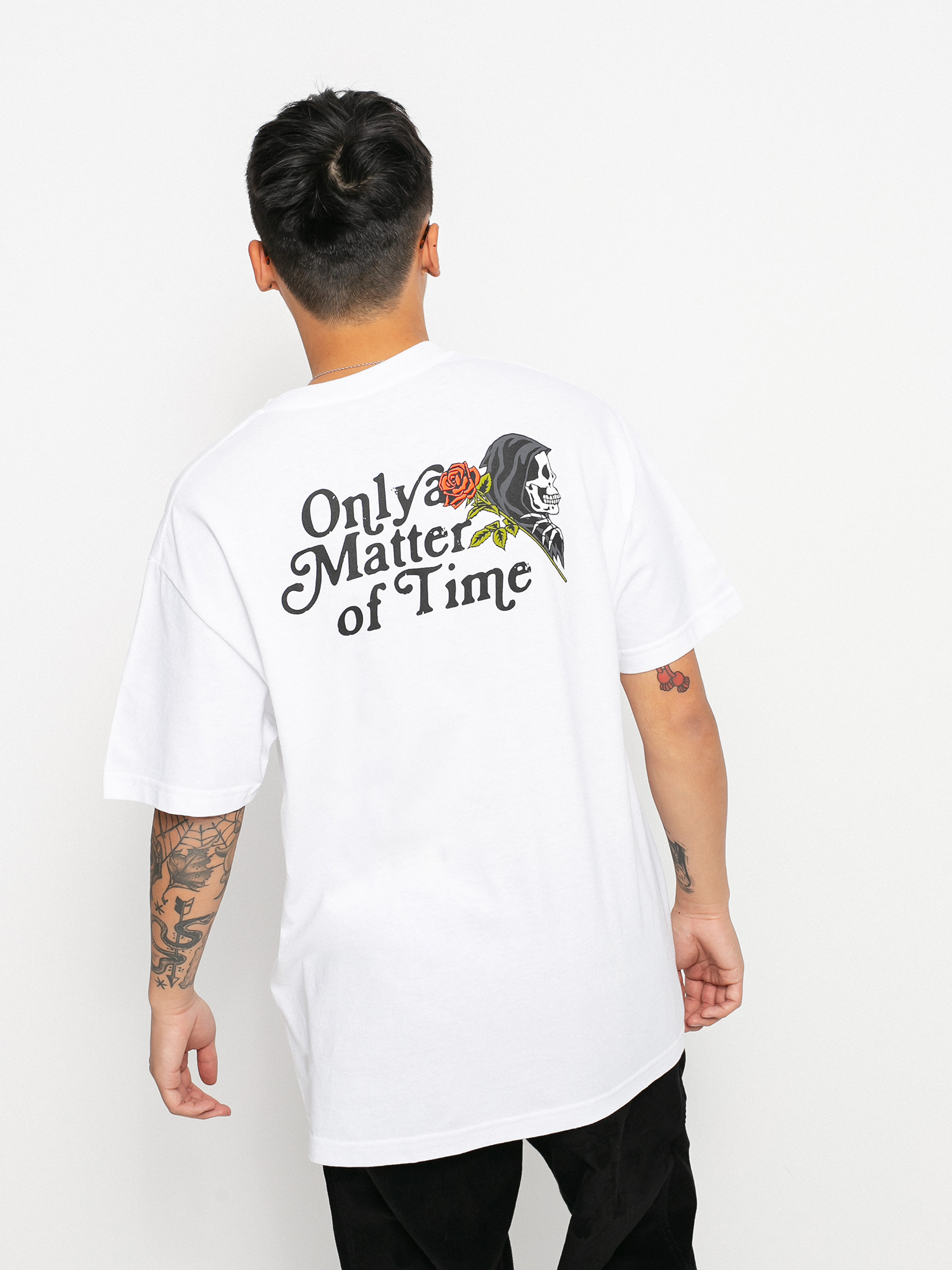 Tričko Primitive Matter Of Time (white)