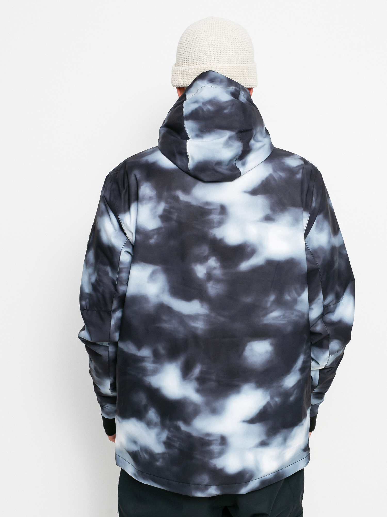 Pánská Snowboardová bunda Quiksilver Msn Printed (black particul)