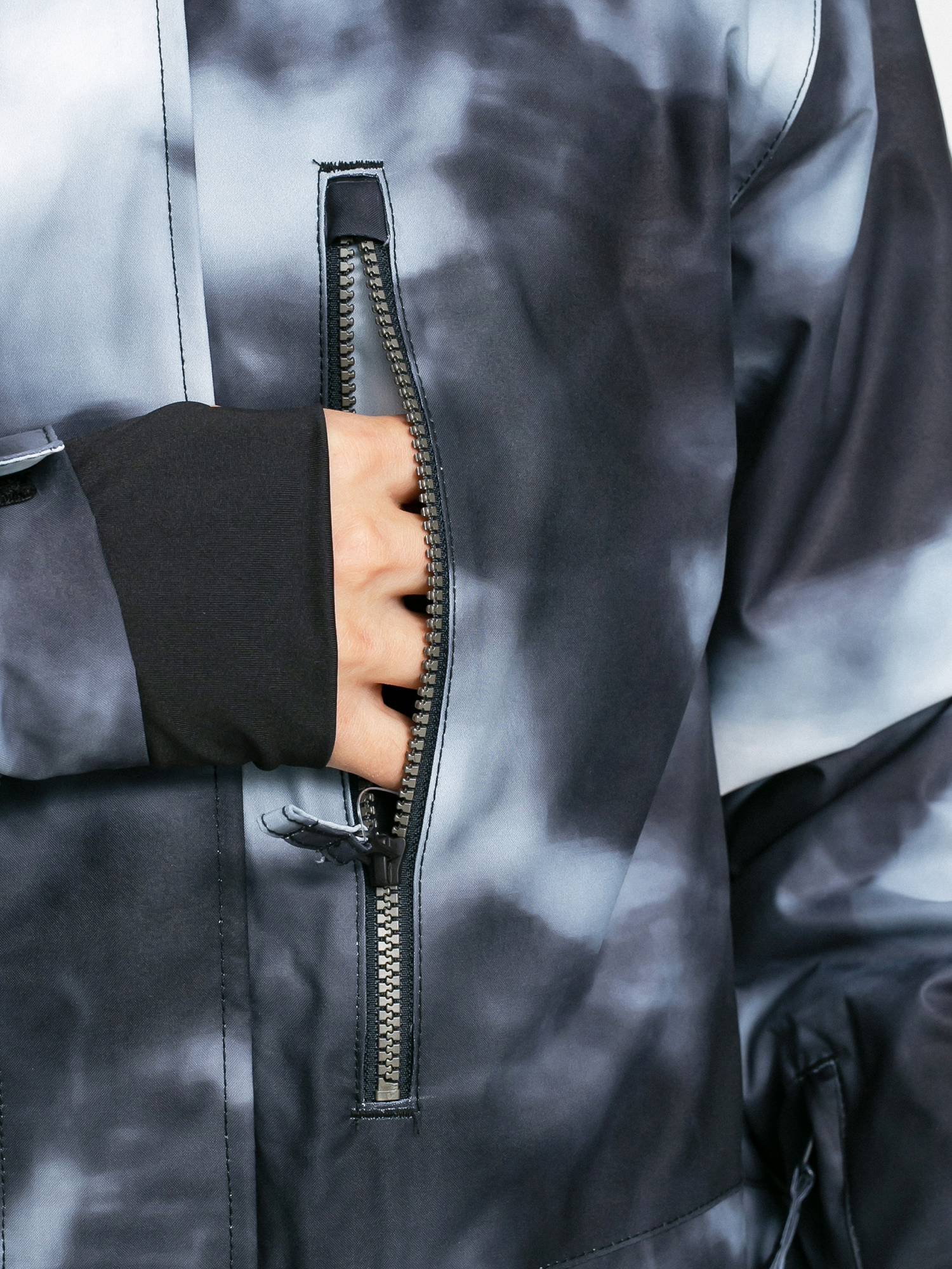 Pánská Snowboardová bunda Quiksilver Msn Printed (black particul)