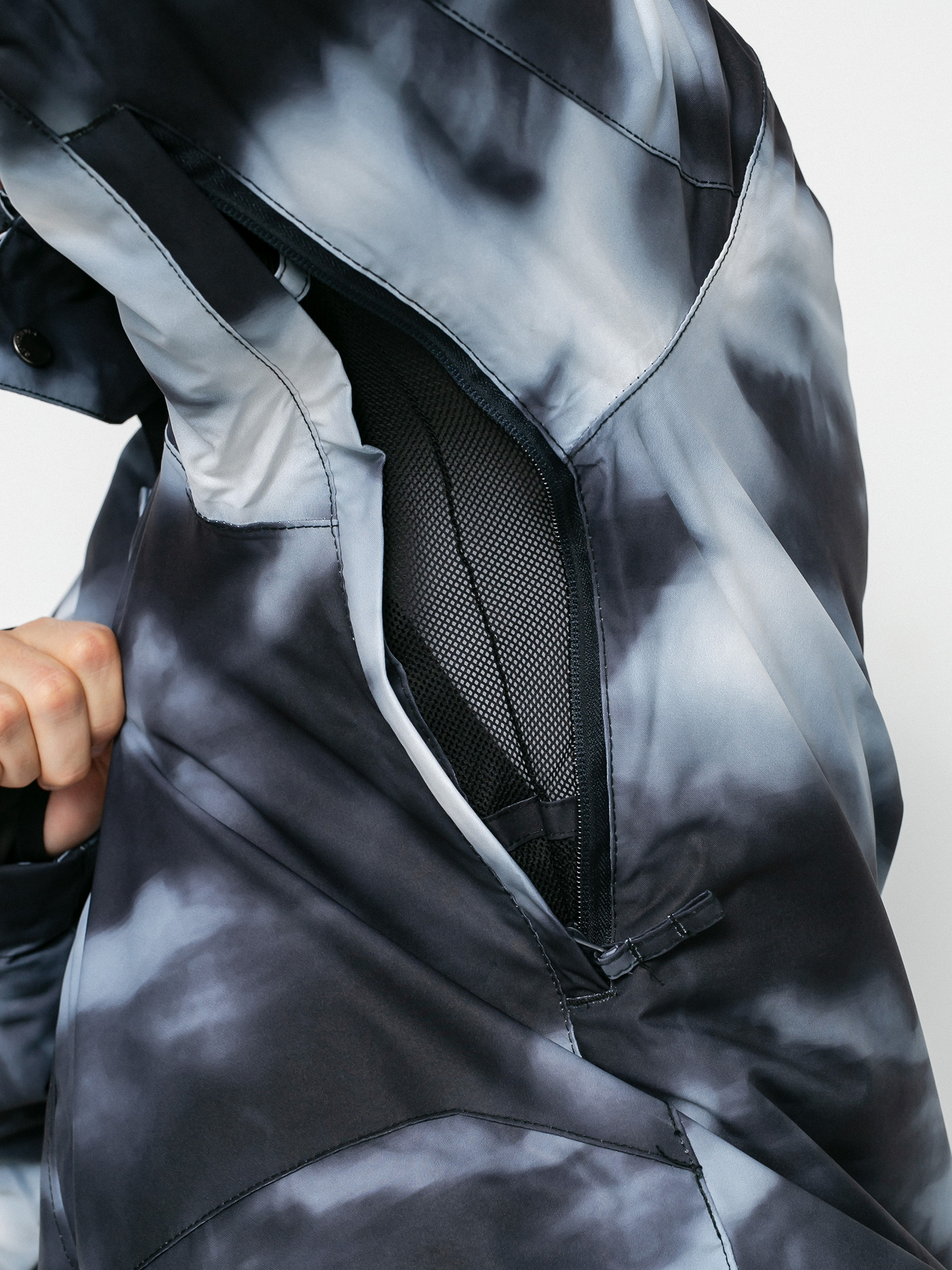 Pánská Snowboardová bunda Quiksilver Msn Printed (black particul)