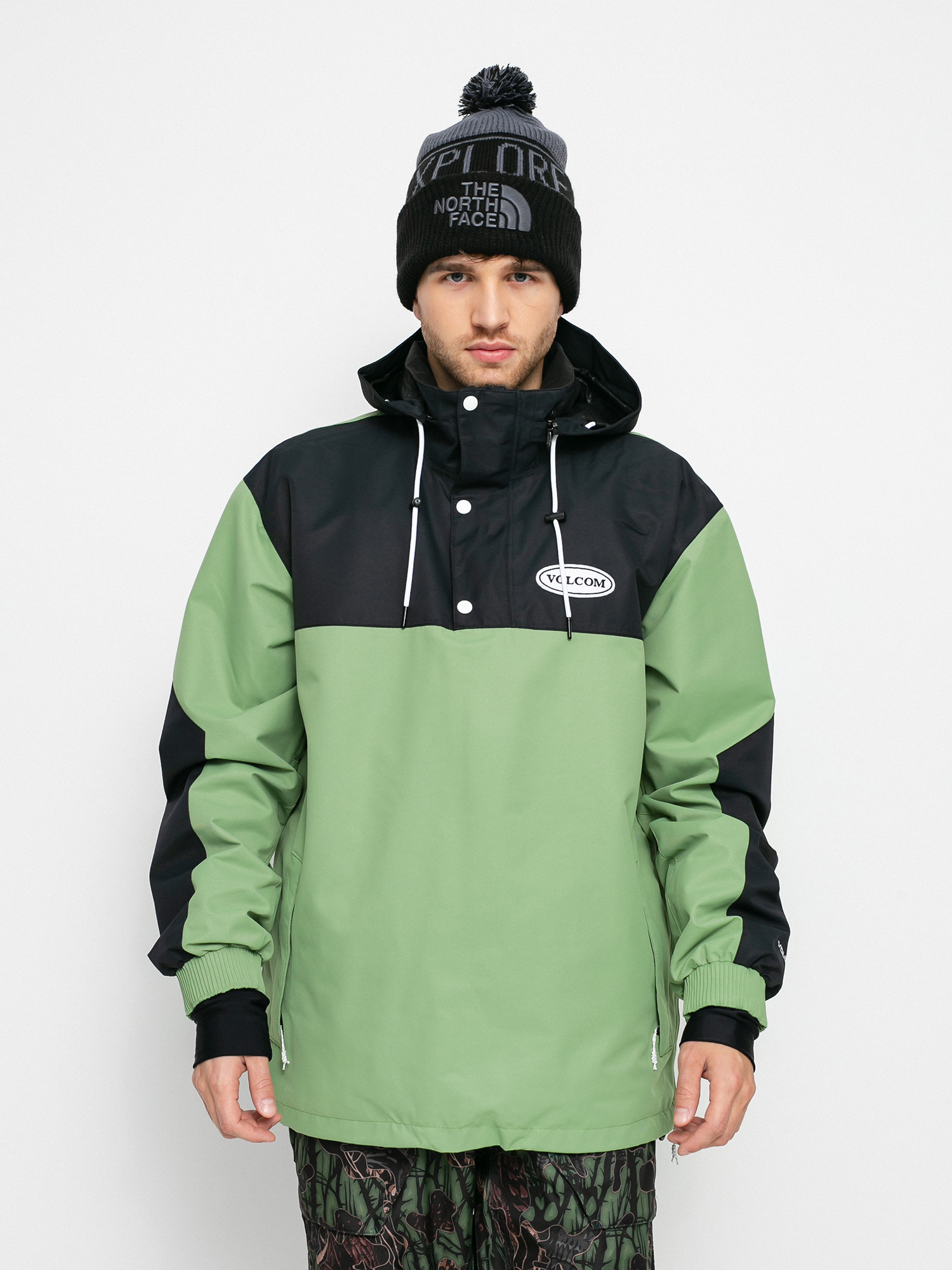 Pánská Snowboardová bunda Volcom Longo Pullover (jade)