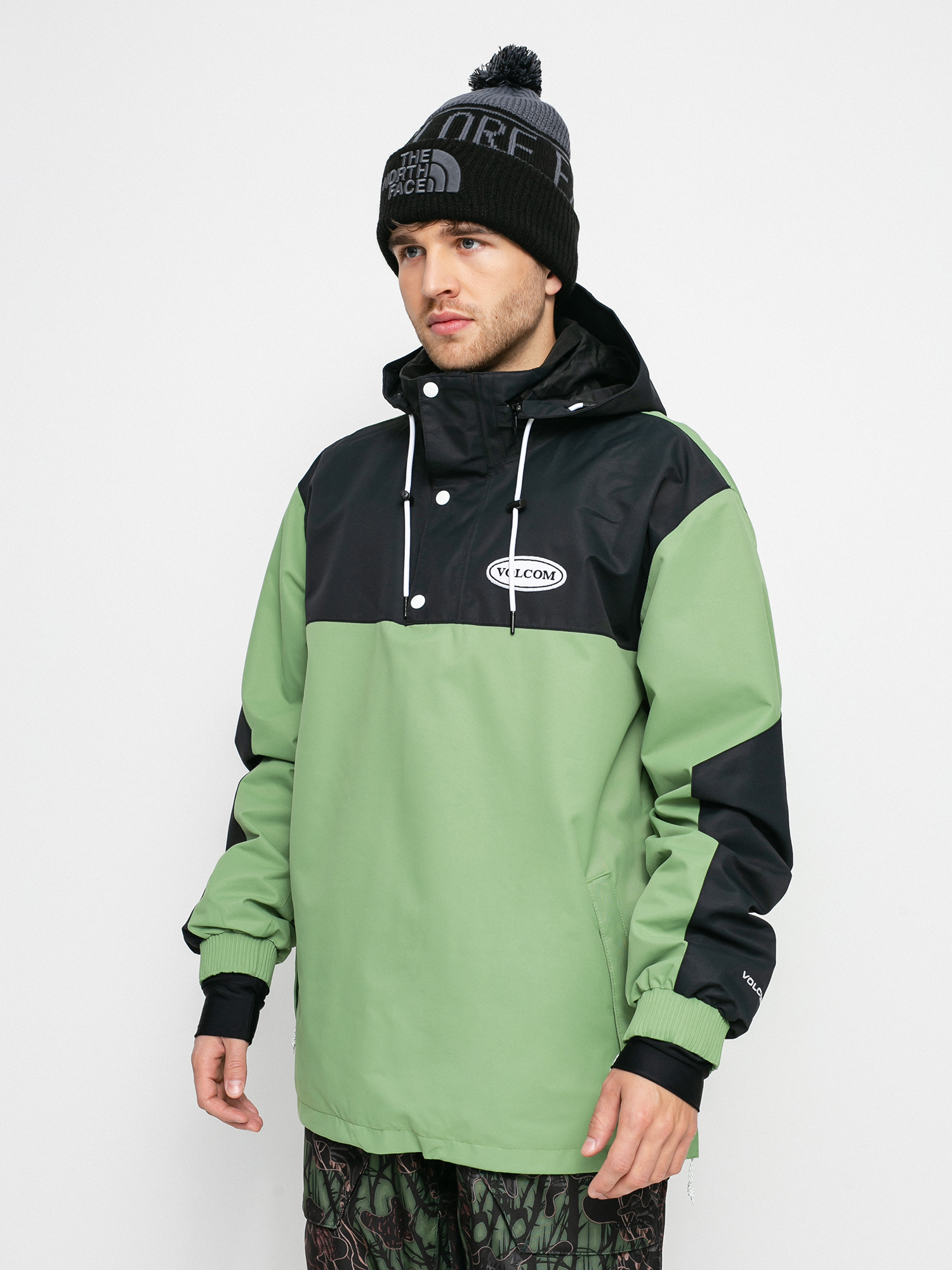 Pánská Snowboardová bunda Volcom Longo Pullover (jade)