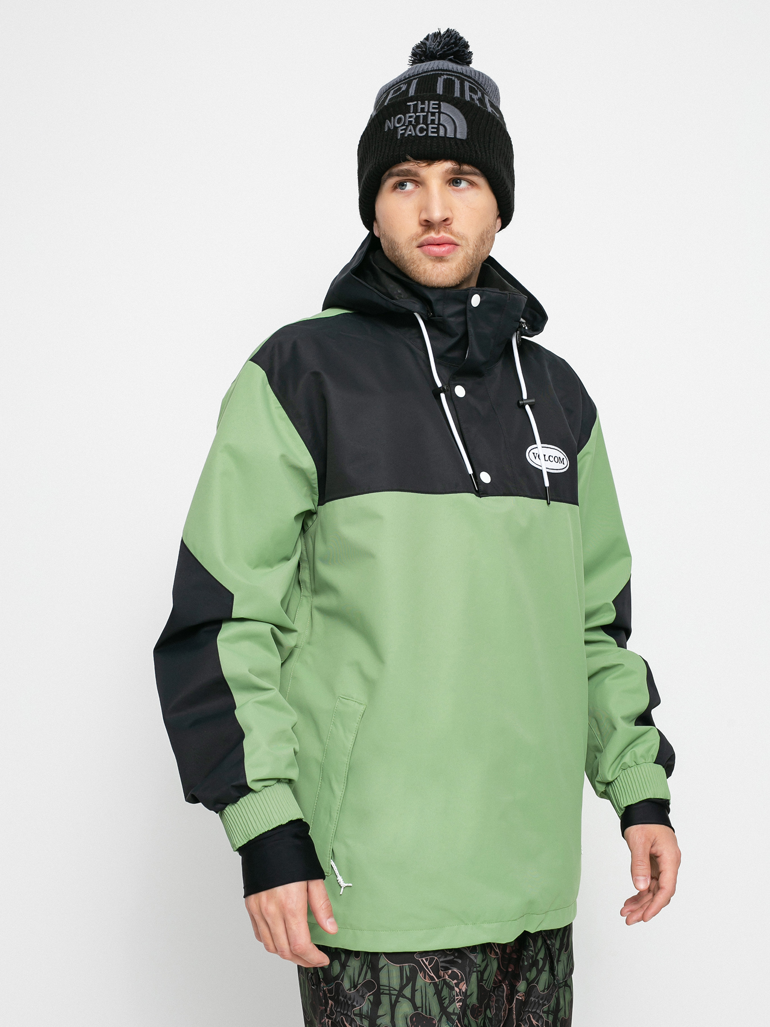 Pánská Snowboardová bunda Volcom Longo Pullover (jade)