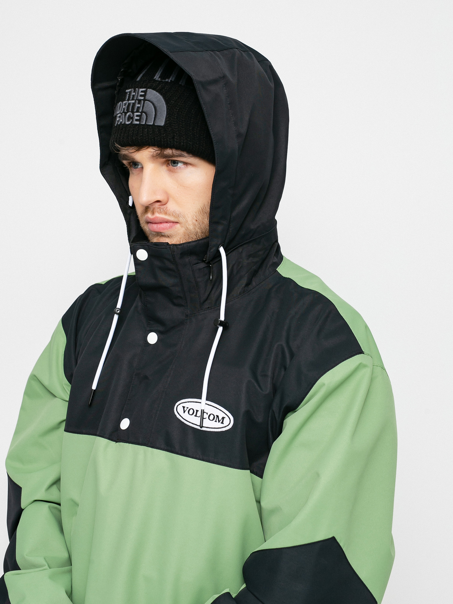 Pánská Snowboardová bunda Volcom Longo Pullover (jade)