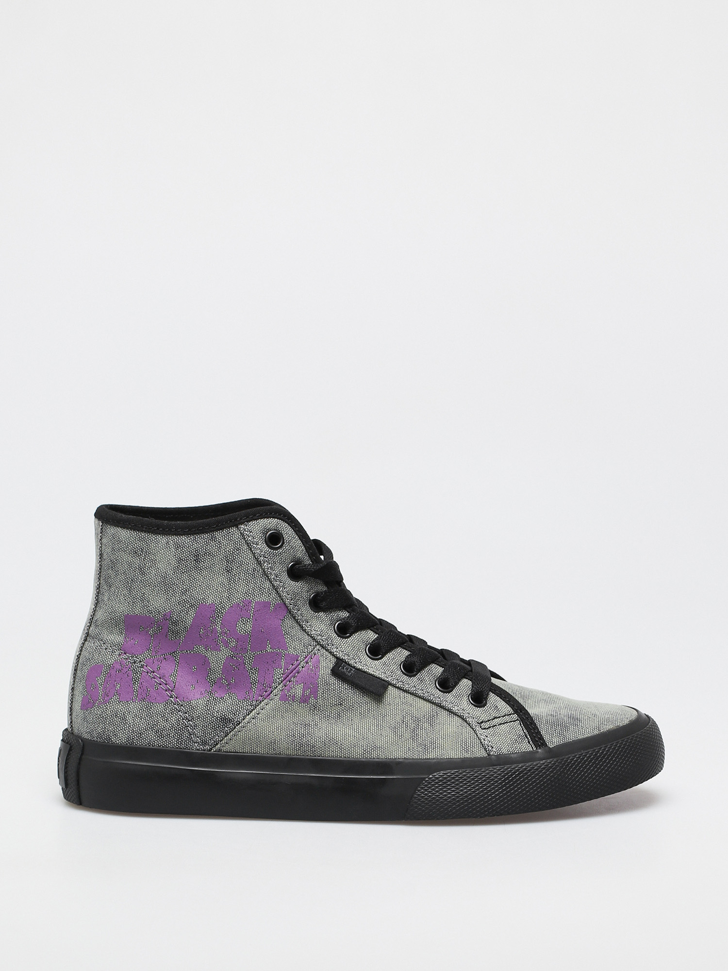 Boty DC X Black Sabbath Manual Hi (black wash)