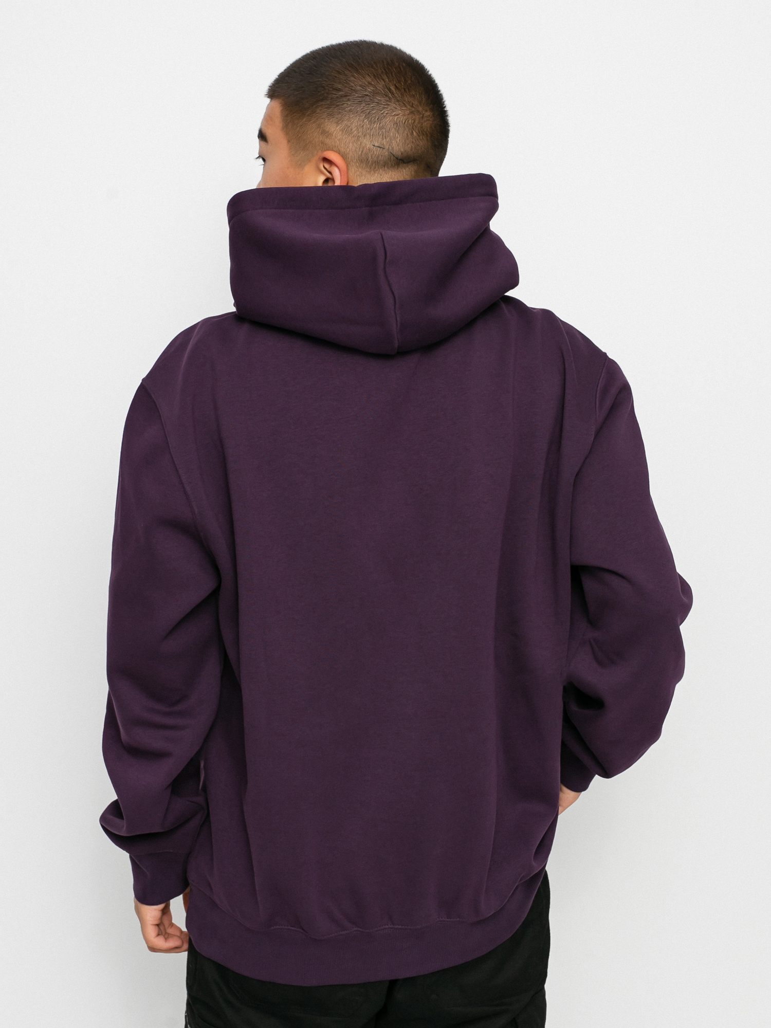 Mikina s kapucí Carhartt WIP Carhartt HD (dark iris/cold viola)