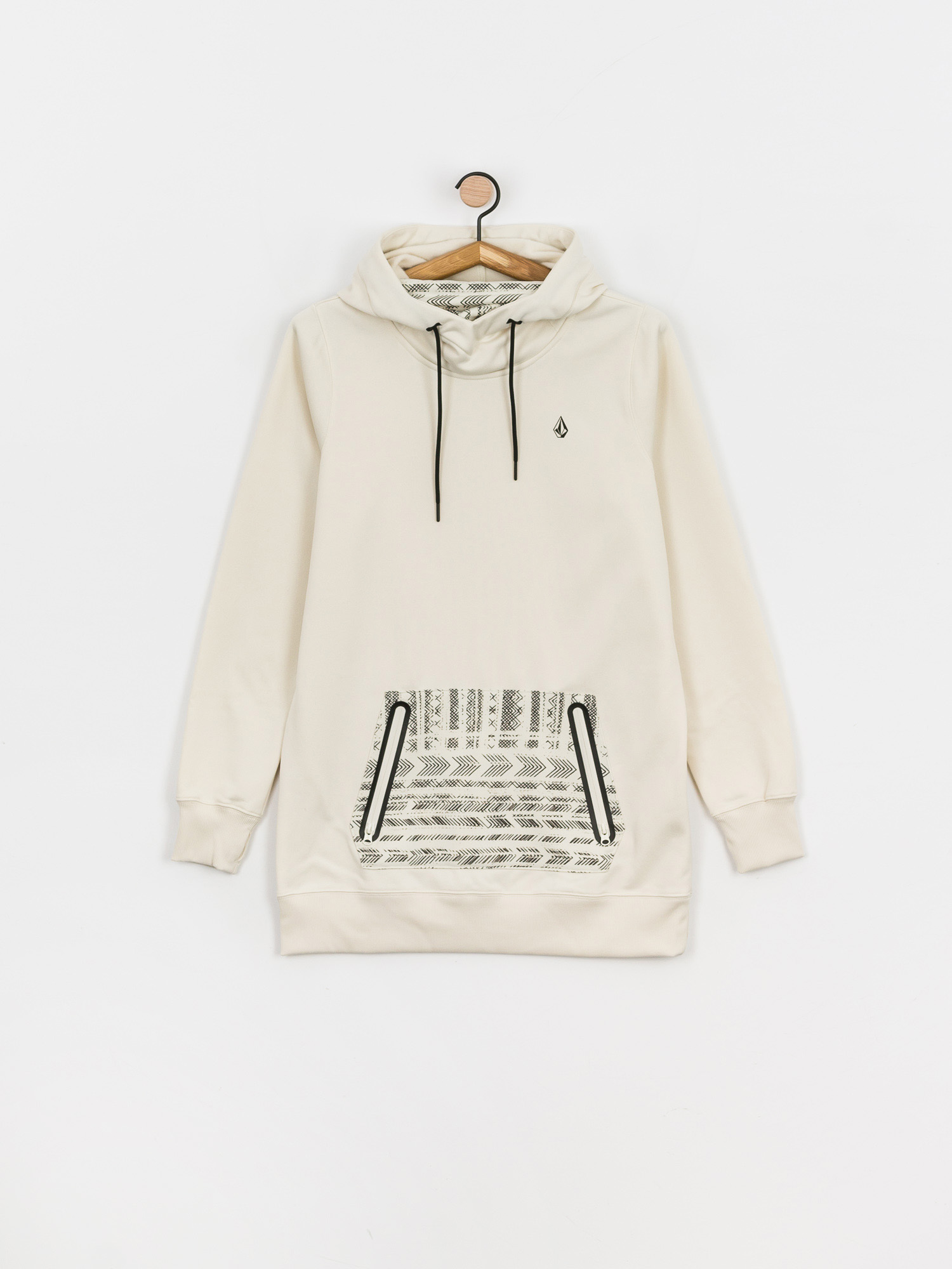 Mikina s kapucí Volcom Spring Shred HD Wmn (bone)