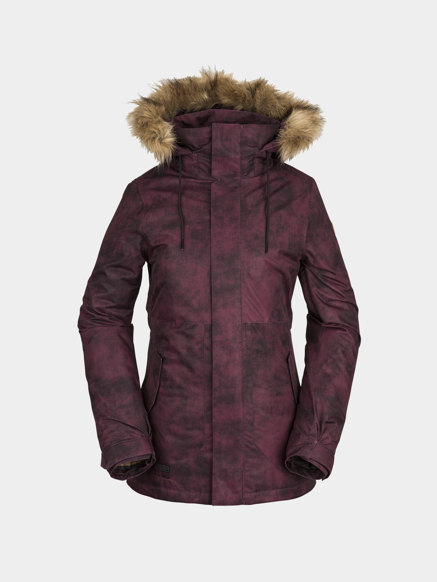 Dámská Snowboardová bunda Volcom Fawn Ins (acid merlot)