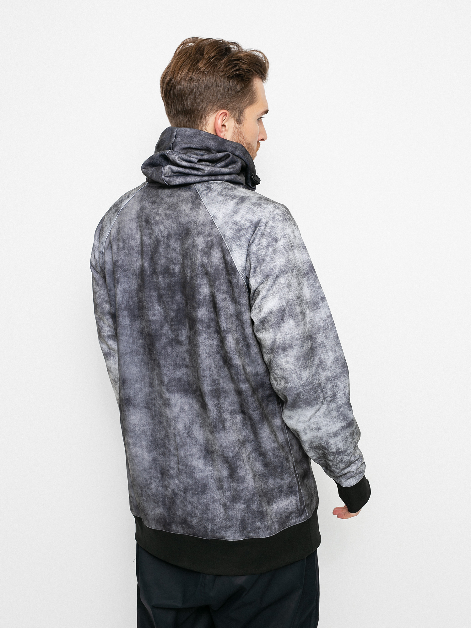 Mikina s kapucí Volcom Hydro Riding HD (acid black)