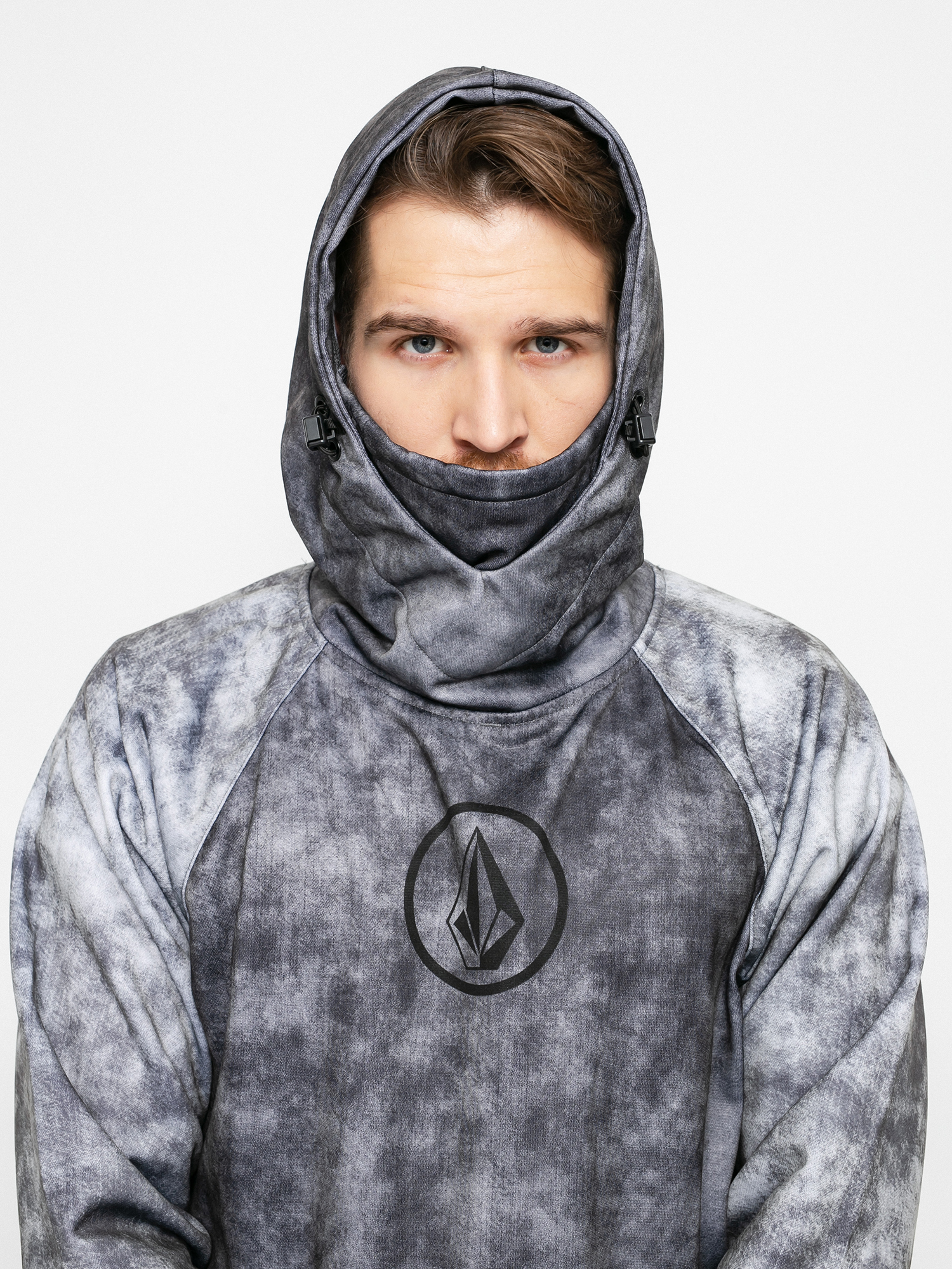 Mikina s kapucí Volcom Hydro Riding HD (acid black)