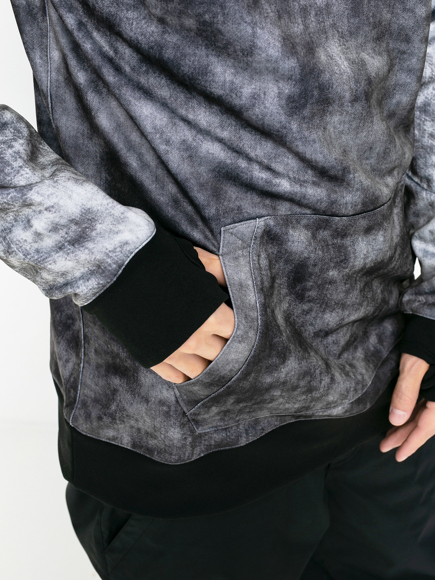 Mikina s kapucí Volcom Hydro Riding HD (acid black)