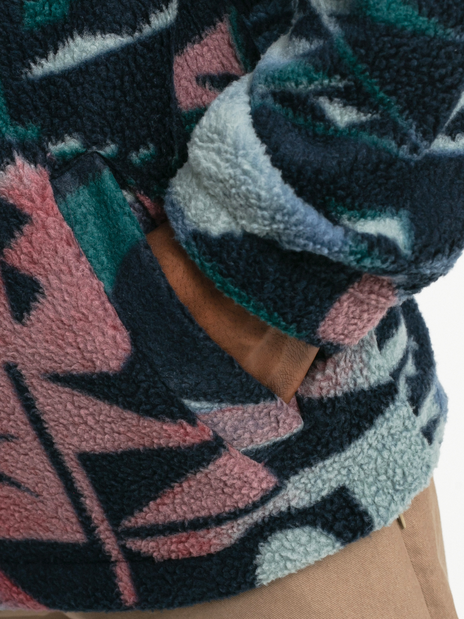 Pánský Fleecová mikina Billabong Boundary Mock Neck (navy)