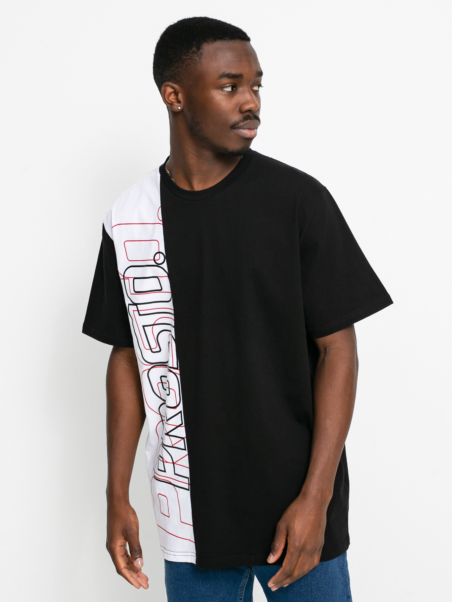 Tričko Prosto Outlay (black)