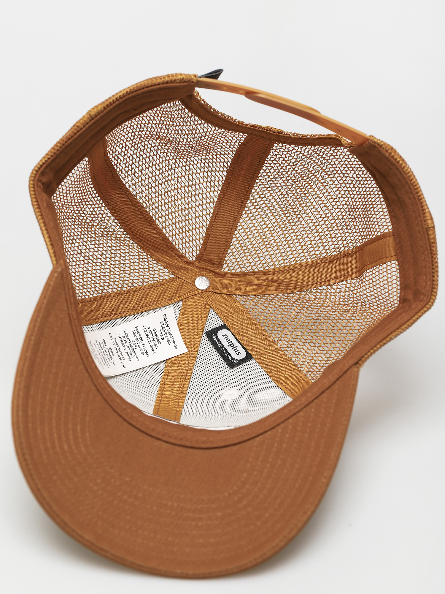 Kšiltovka  Patagonia P 6 Logo LoPro Trucker (white w/bear brown)