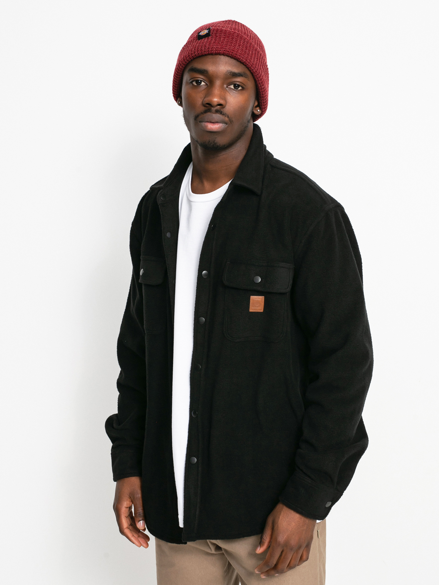 Košile Brixton Bowery Arctic Stretch Ls (black)
