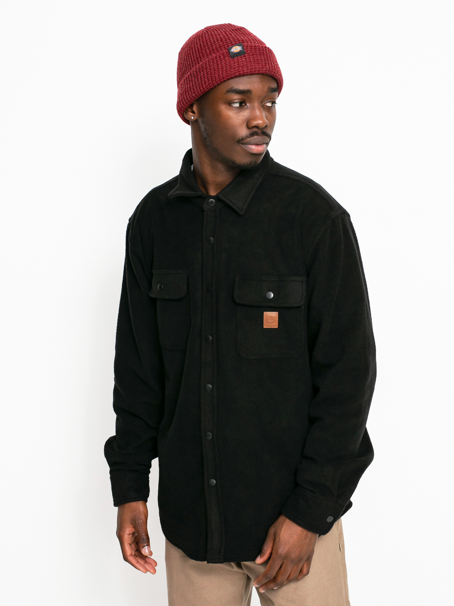 Košile Brixton Bowery Arctic Stretch Ls (black)