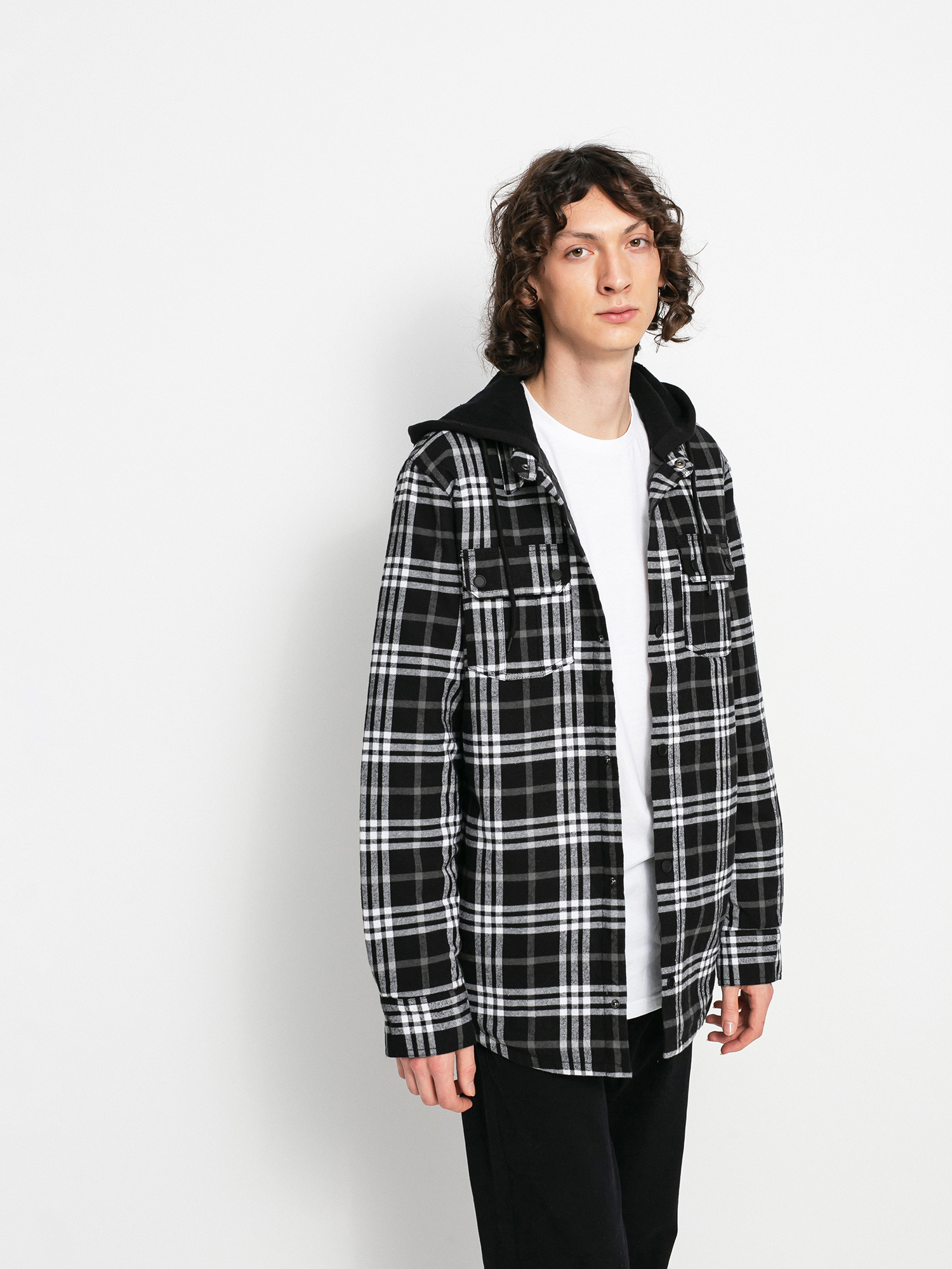 Košile Volcom Field Ins Flannel (black)