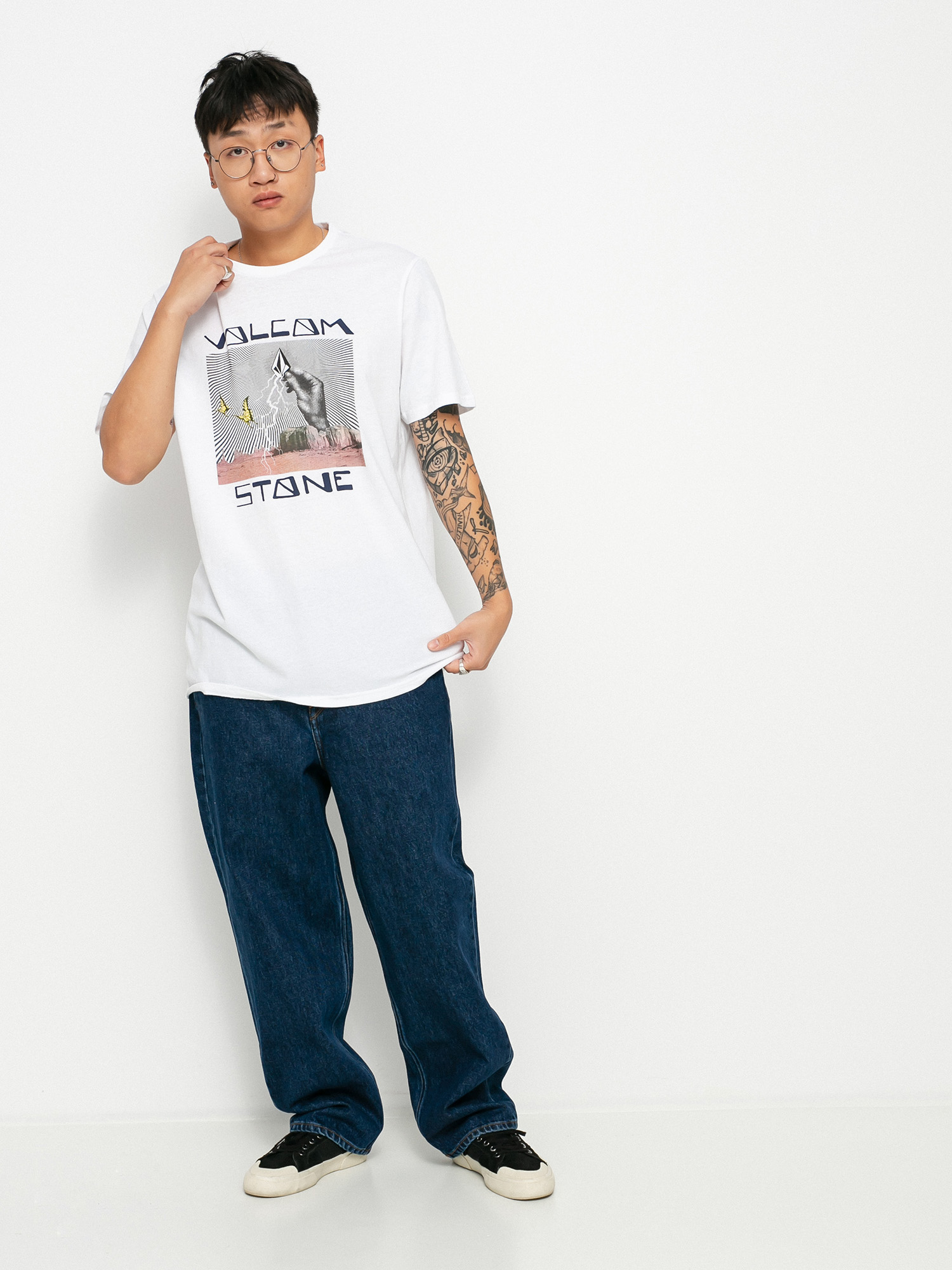 Tričko Volcom Stone Strike (white)