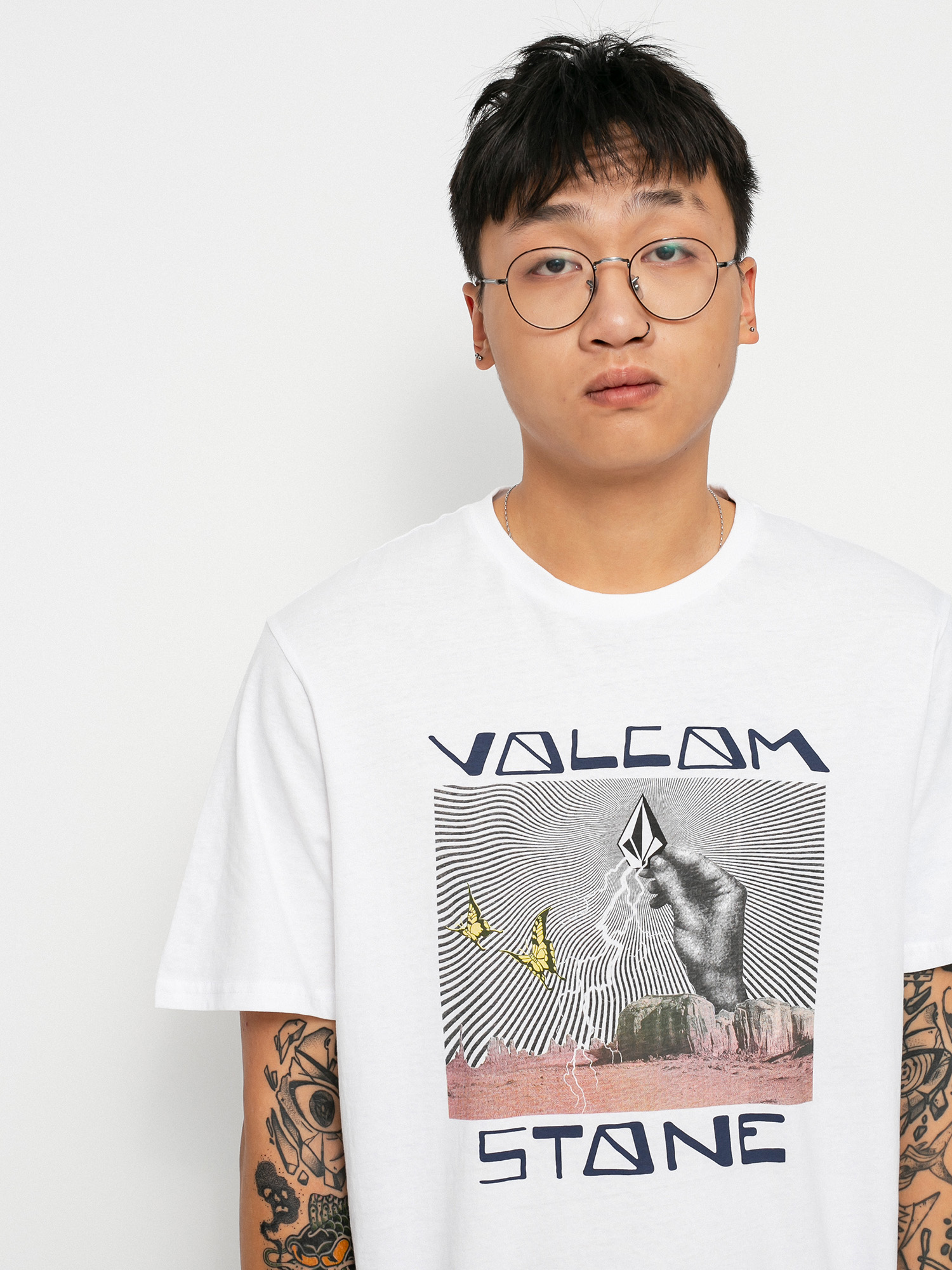Tričko Volcom Stone Strike (white)