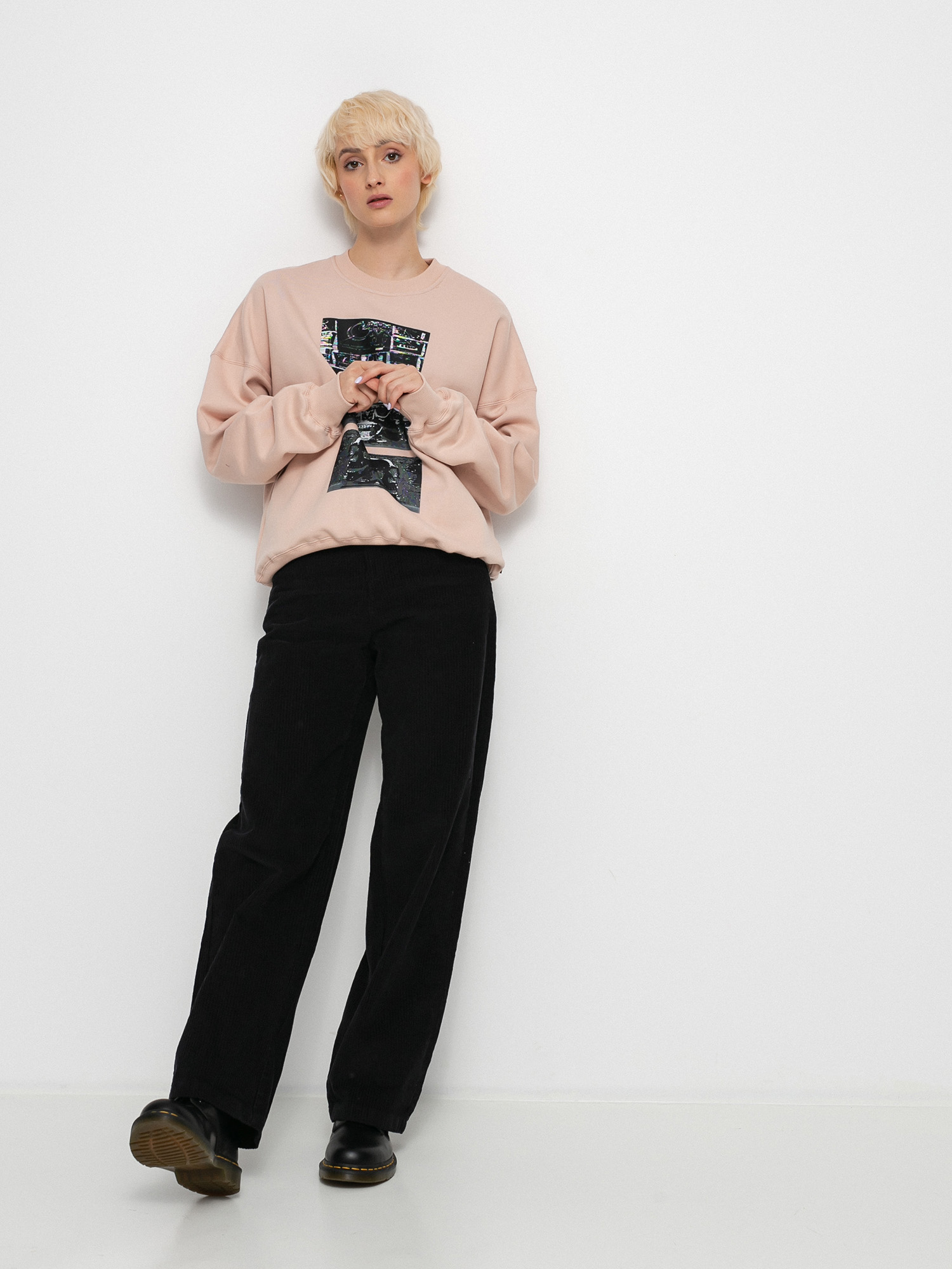 Mikina Volcom Animoscillator Fa Crew Wmn (mushroom)