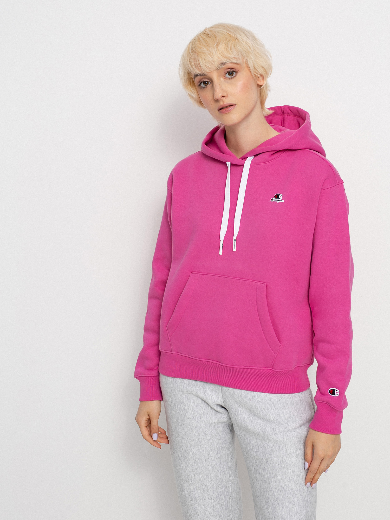 Mikina s kapucí Champion Sweatshirt HD 114466 Wmn (ibr)