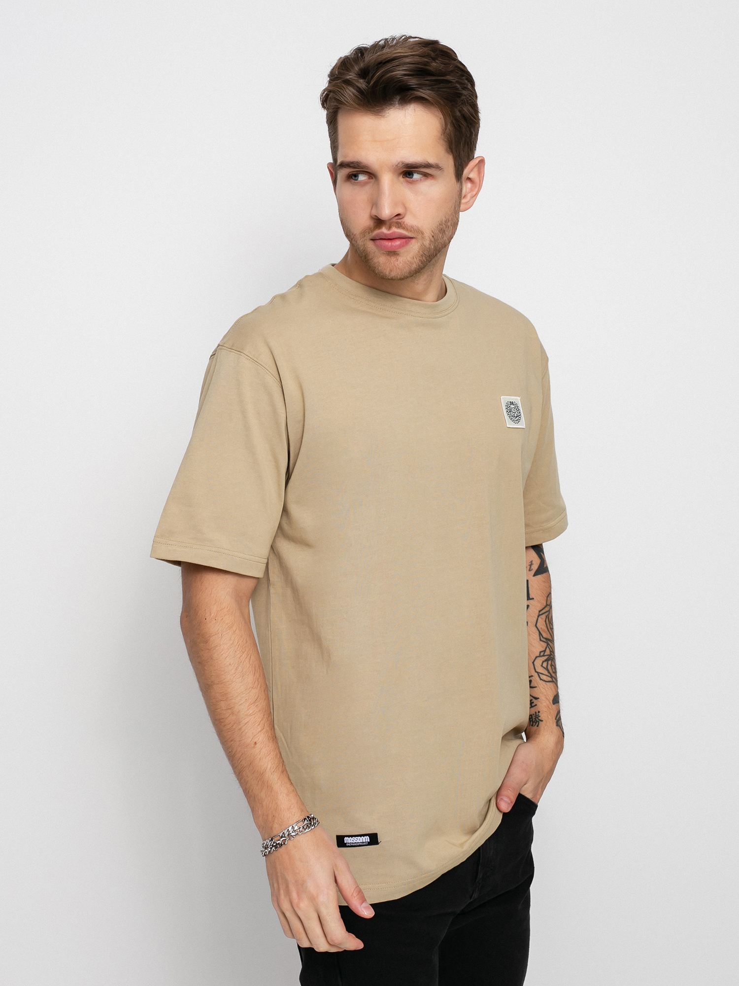 Tričko MassDnm Patch (beige)