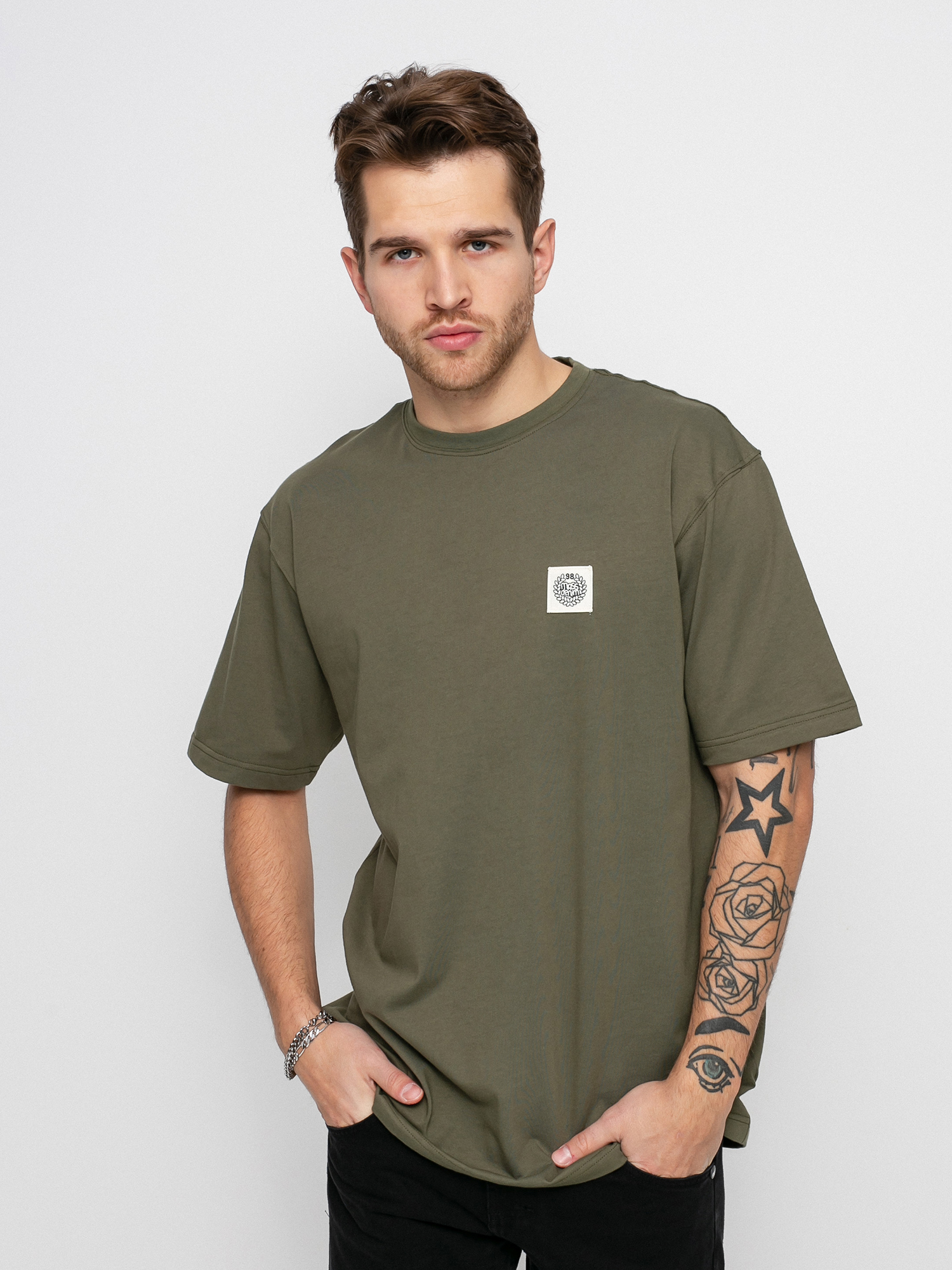 Tričko MassDnm Patch (olive)