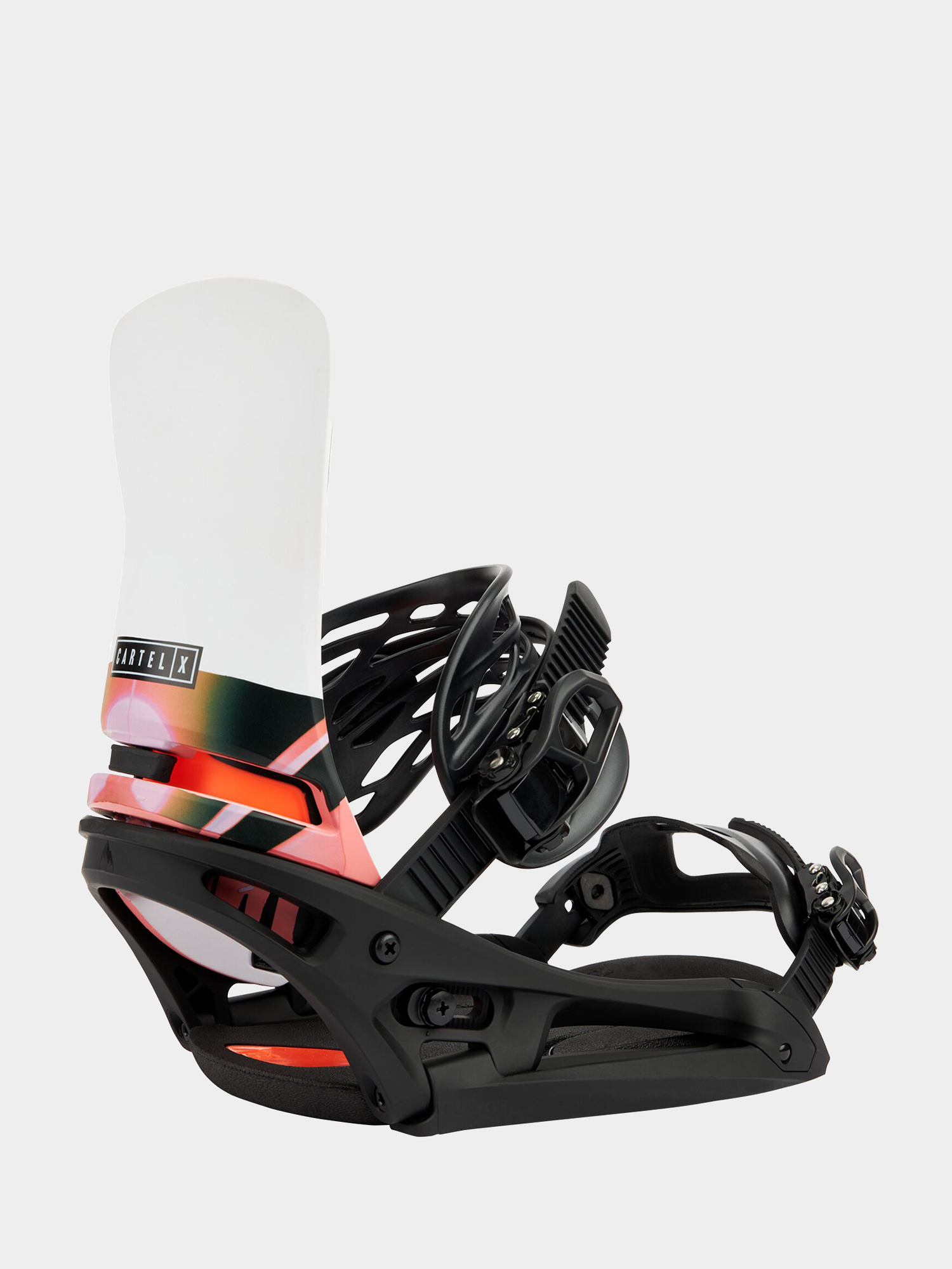 Snowboardové vázání Burton Cartel X Est (black/white/graphic)