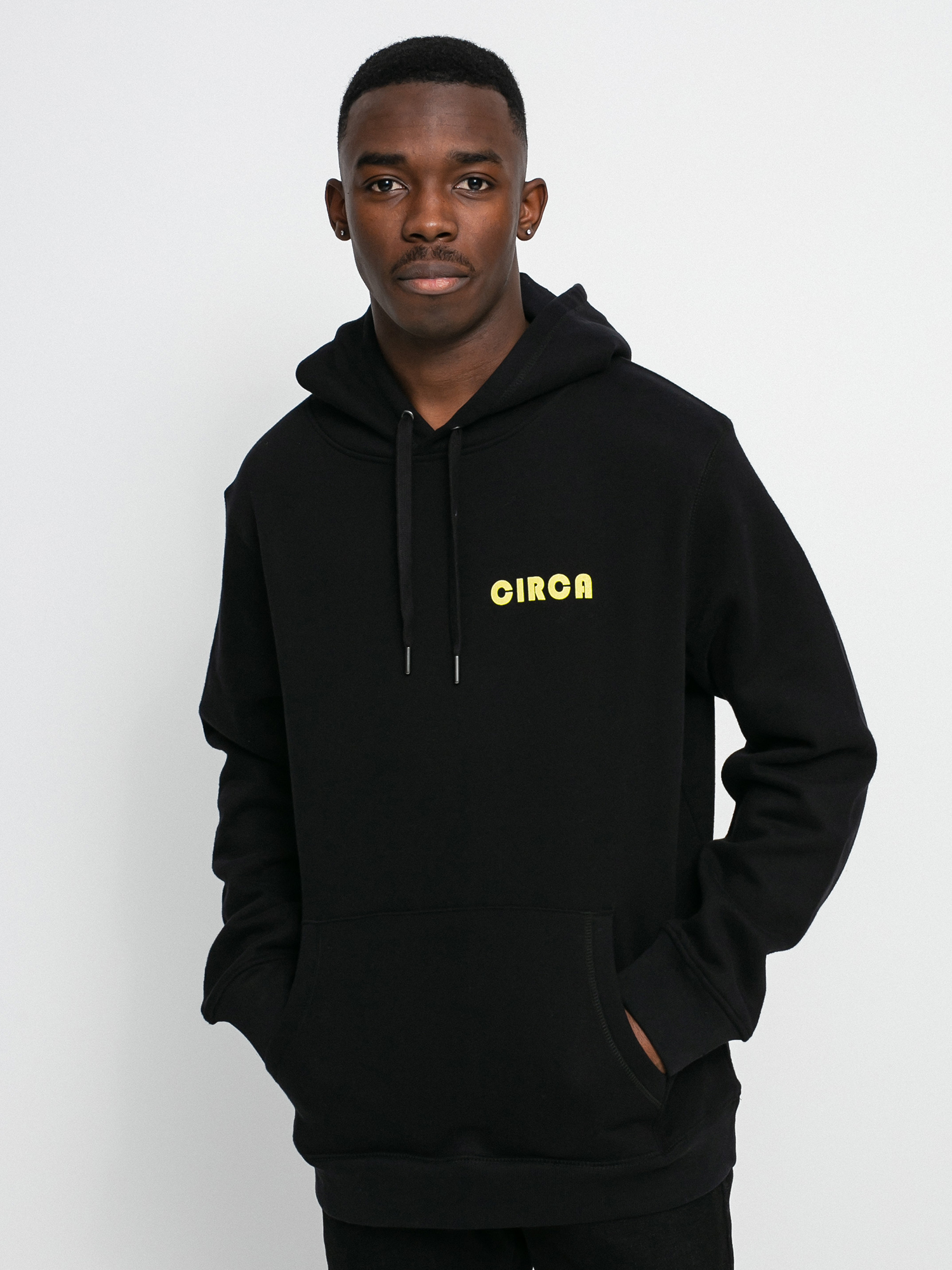 Mikina s kapucí Circa Fuck Off HD (black)