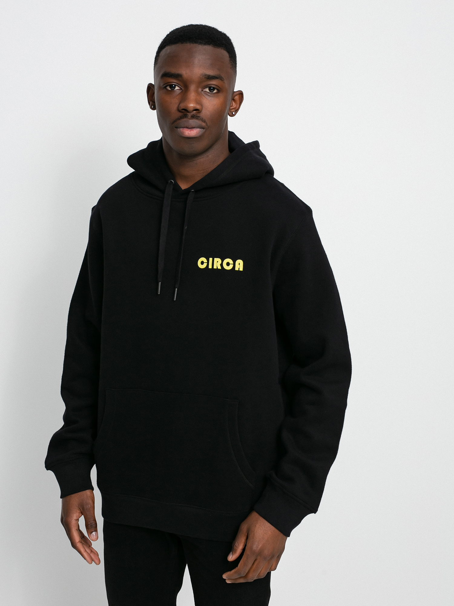 Mikina s kapucí Circa Fuck Off HD (black)