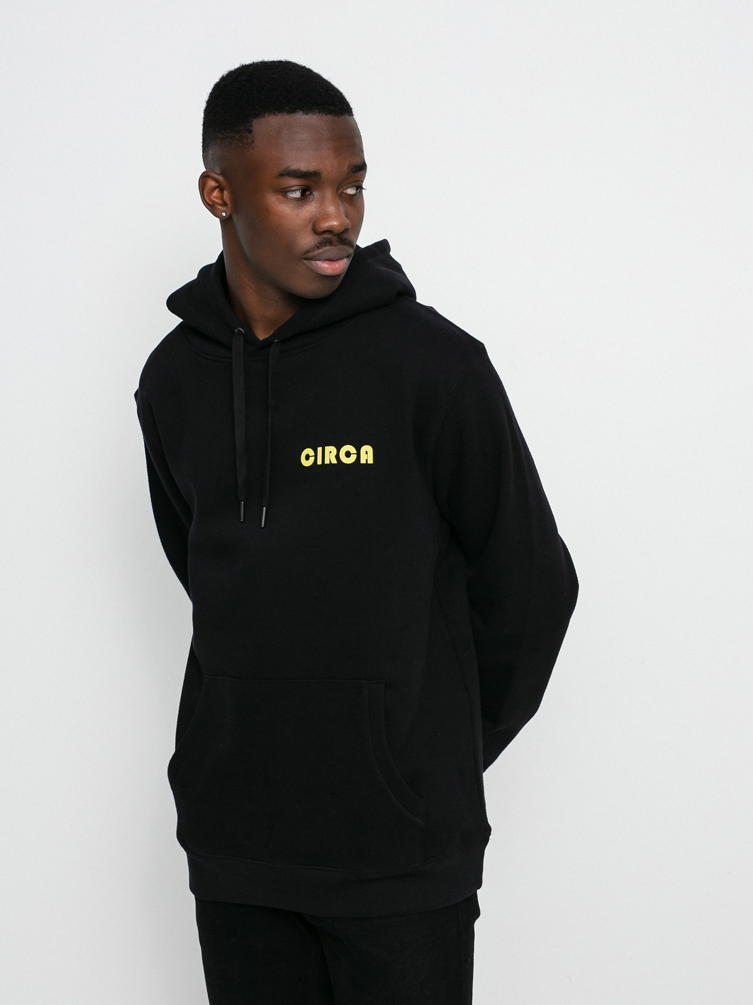 Mikina s kapucí Circa Fuck Off HD (black)