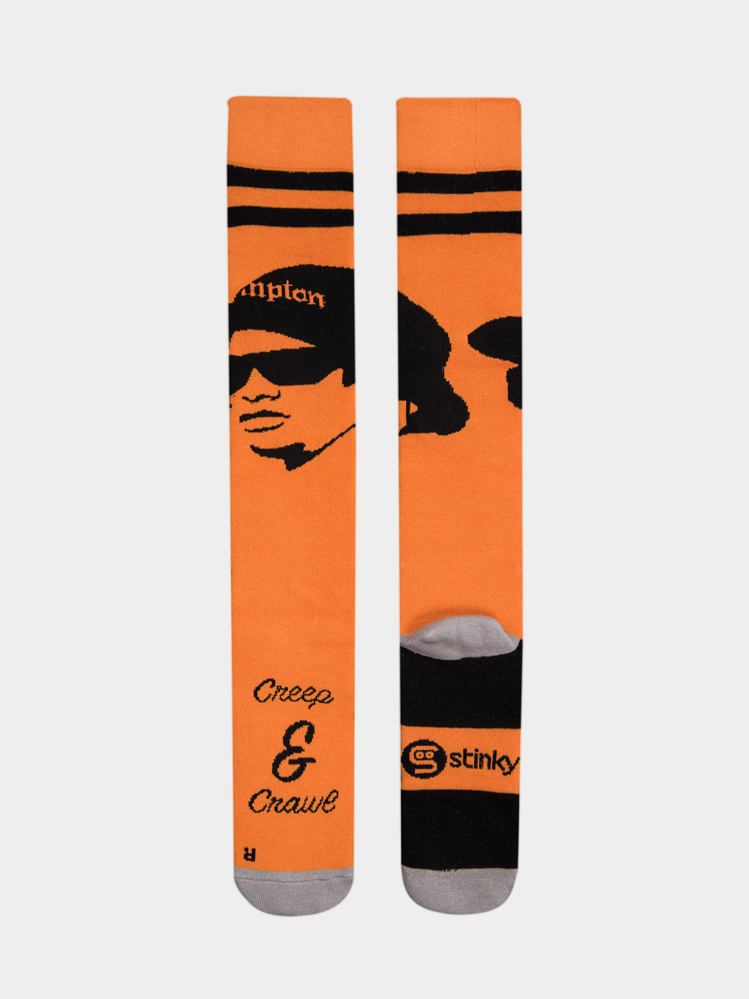 Ponožky Stinky Socks Creep And Crawl (orange/black)