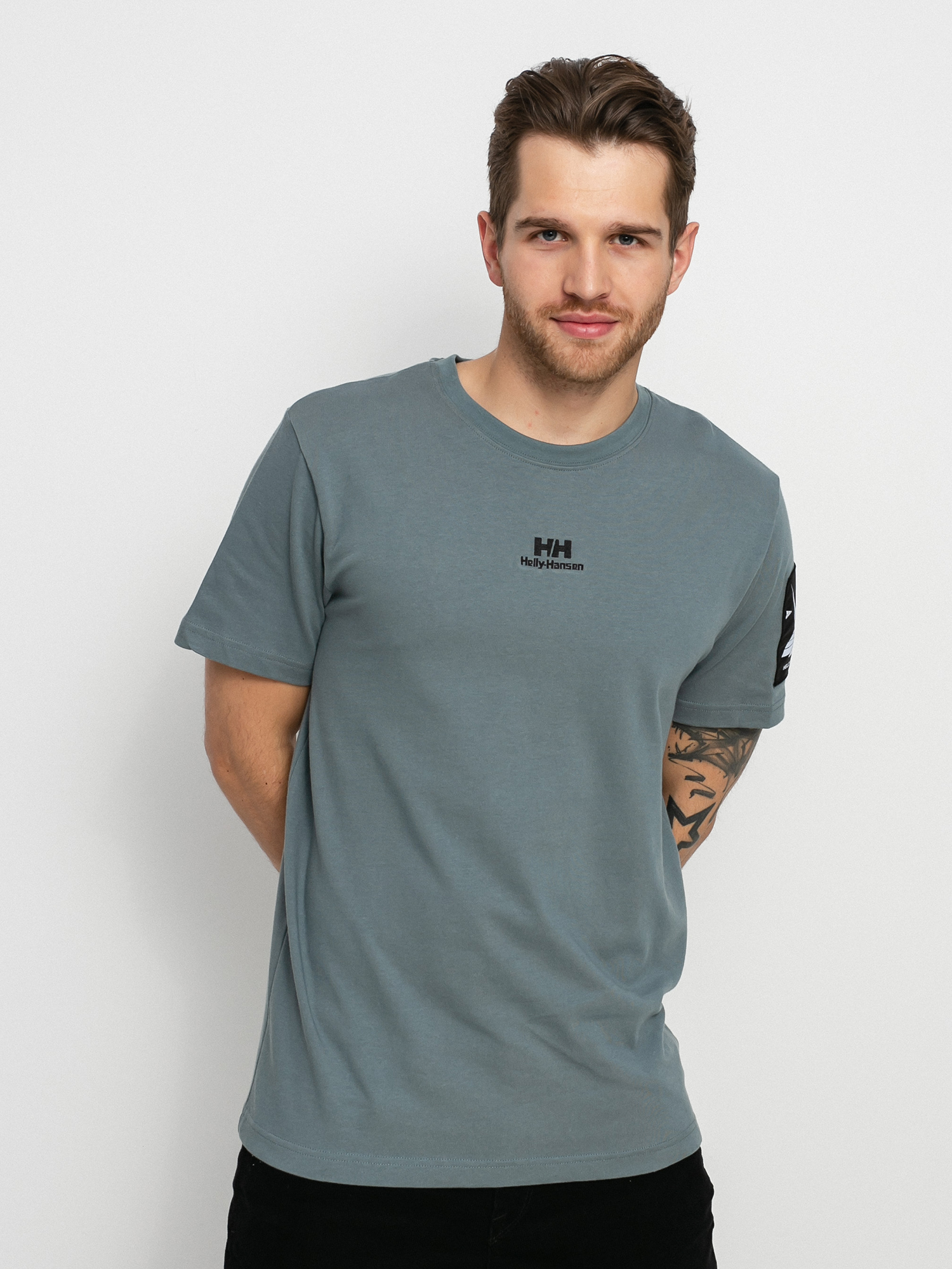 Tričko Helly Hansen Yu Patch (trooper)