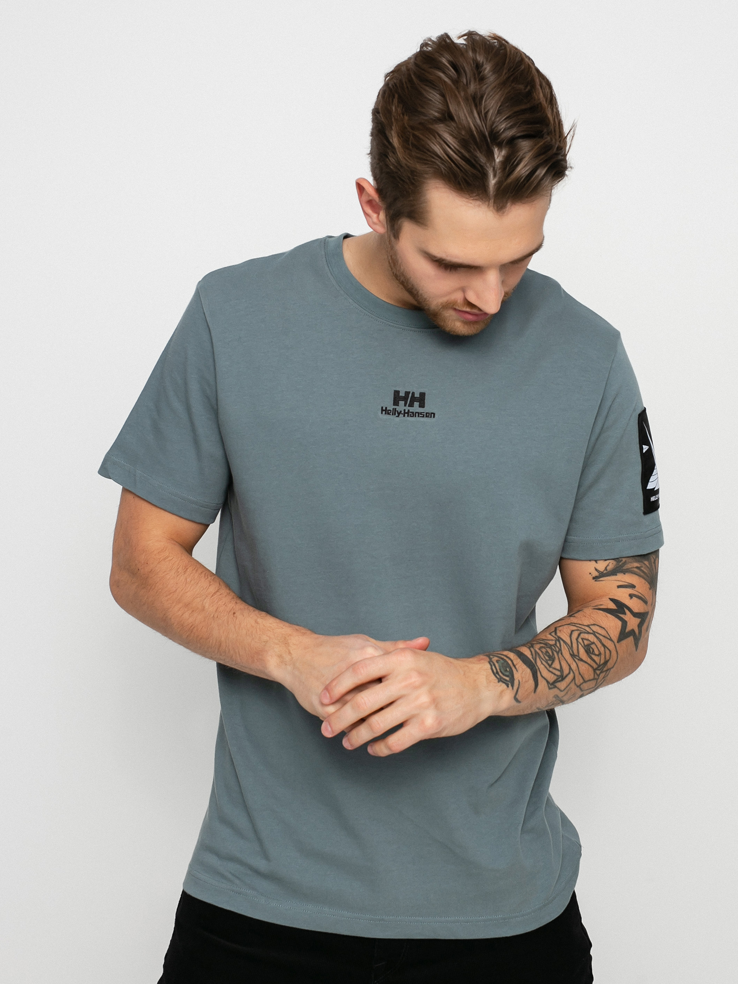 Tričko Helly Hansen Yu Patch (trooper)