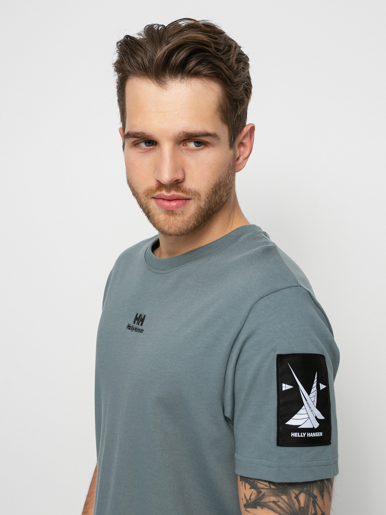 Tričko Helly Hansen Yu Patch (trooper)