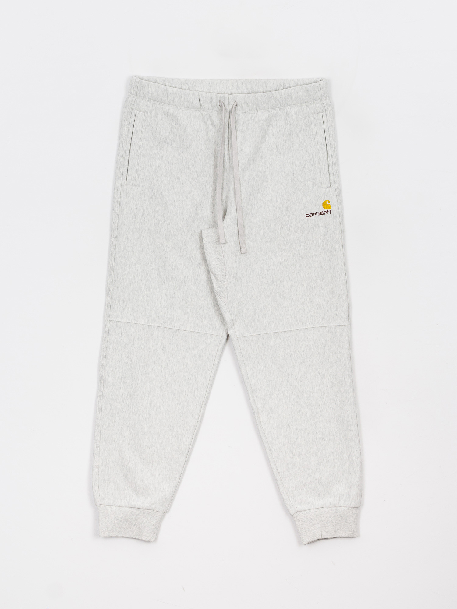 Kalhoty Carhartt WIP American Script Jogging (ash heather)