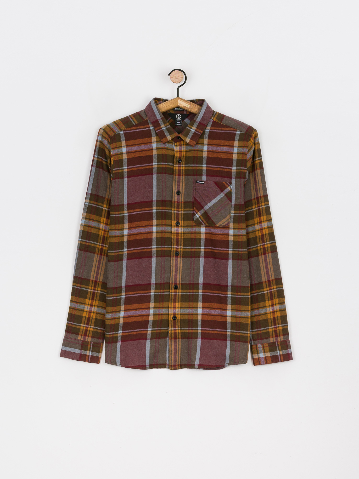 Košile Volcom Caden Plaid (port)