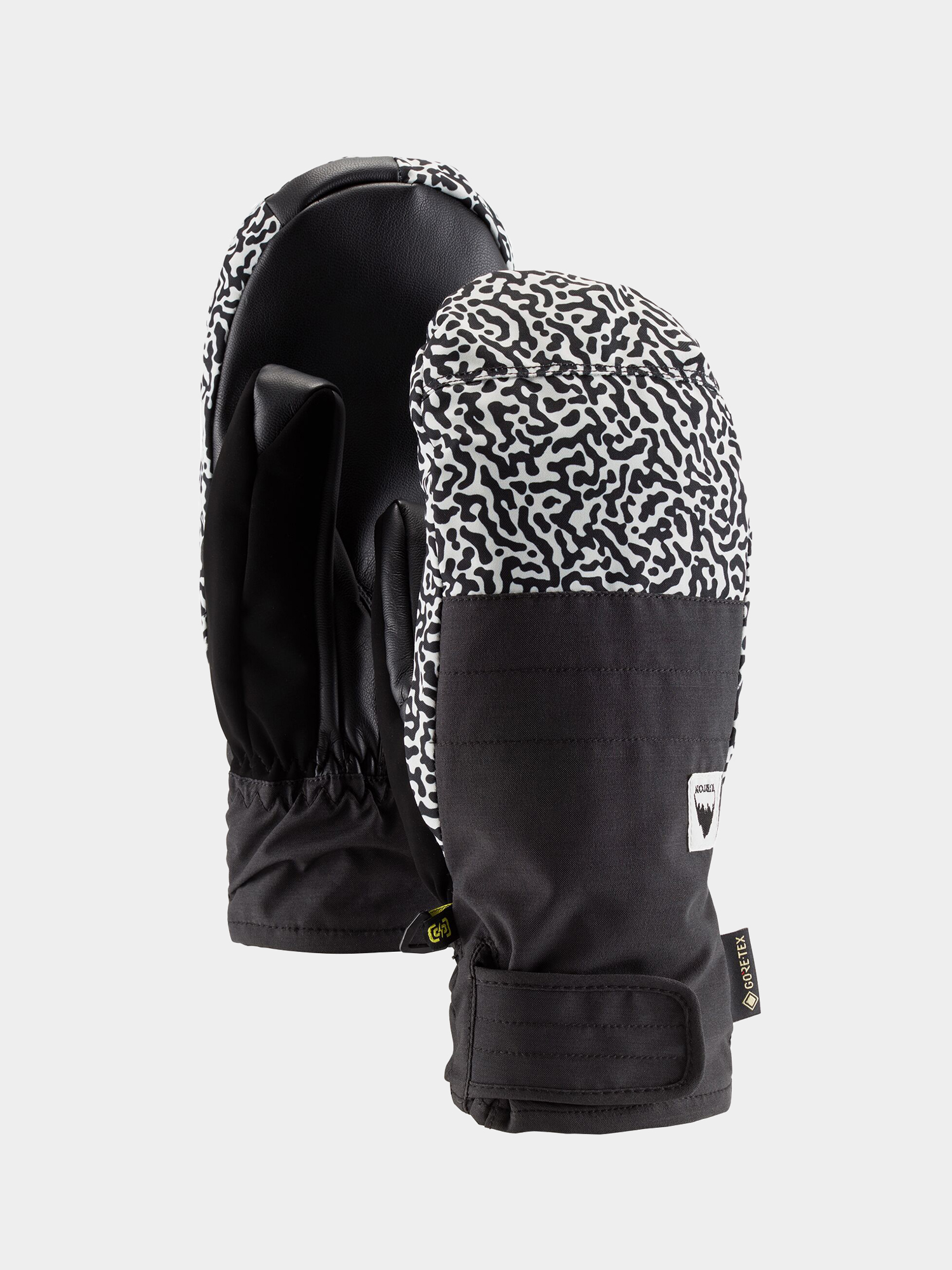 Rukavice Burton Reverb Gore Tex Mitten (true black/pj print)