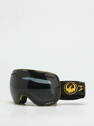 Brýle na snowboard Dragon X1 (block/lumalens dark smoke/lumalens flash blue)