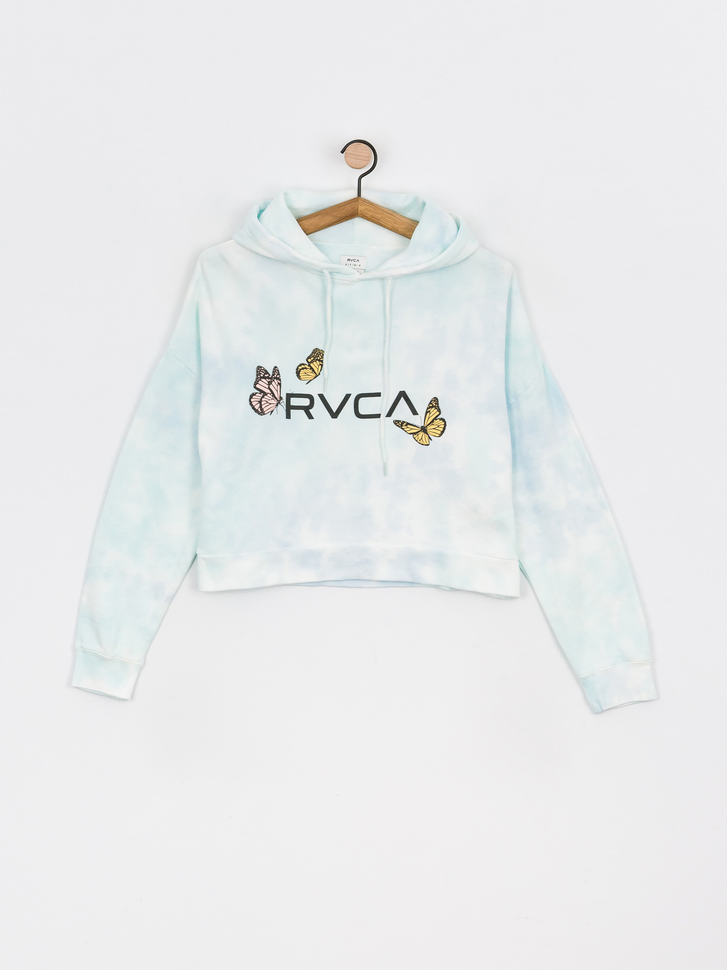 Mikina s kapucí RVCA Big Rvca Venice HD Wmn (vintage white)