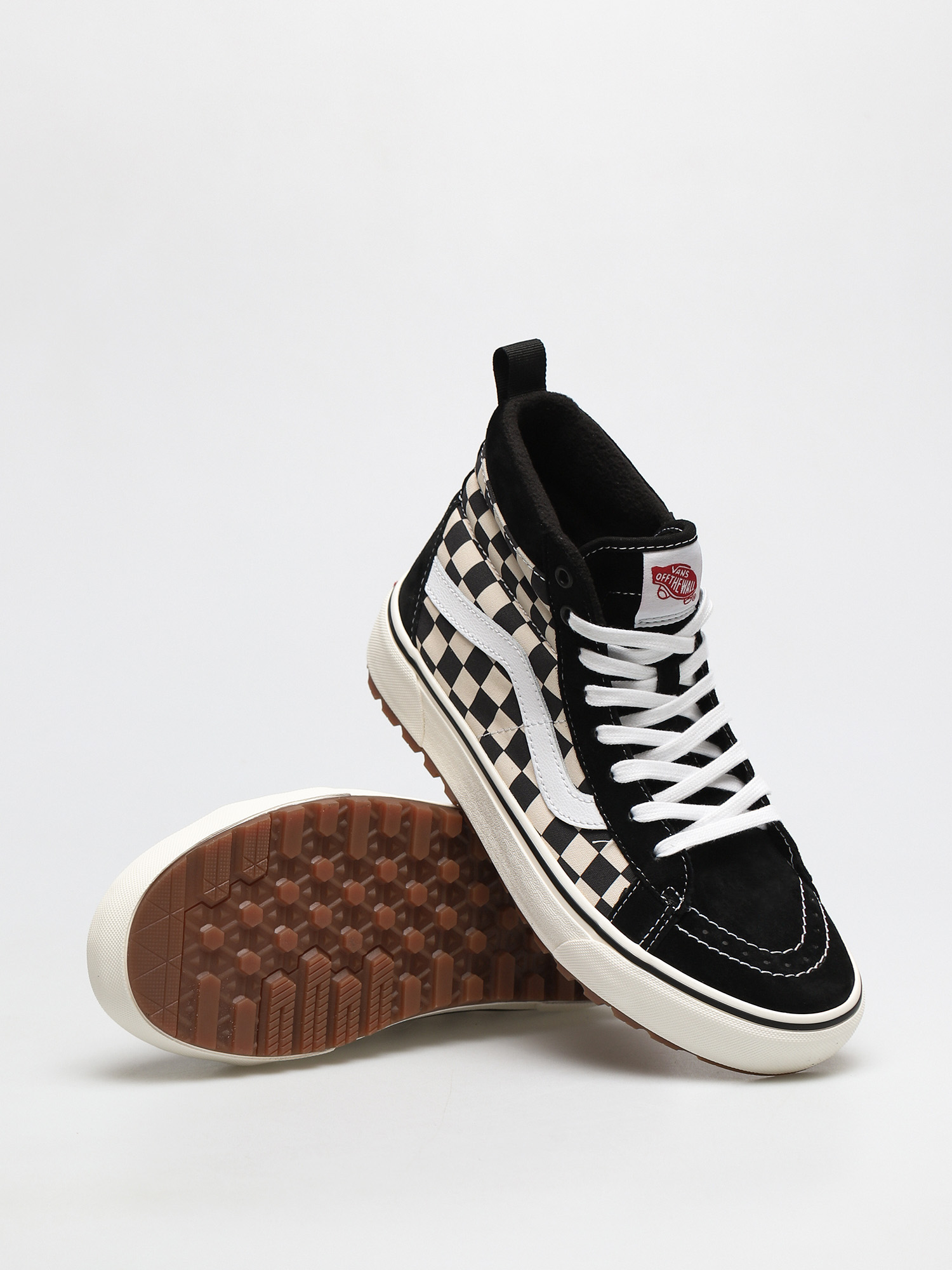 Boty Vans Sk8 Hi MTE 1 (black/white/checkerboard)