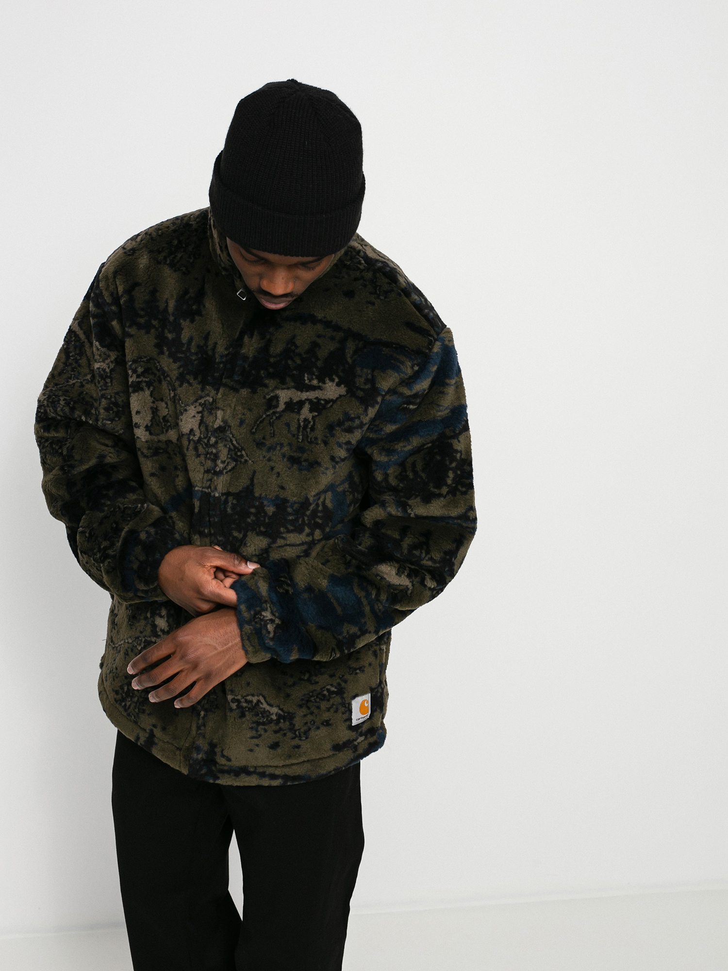 Bunda Carhartt WIP High Plains Liner (high plains jacquard cypress)