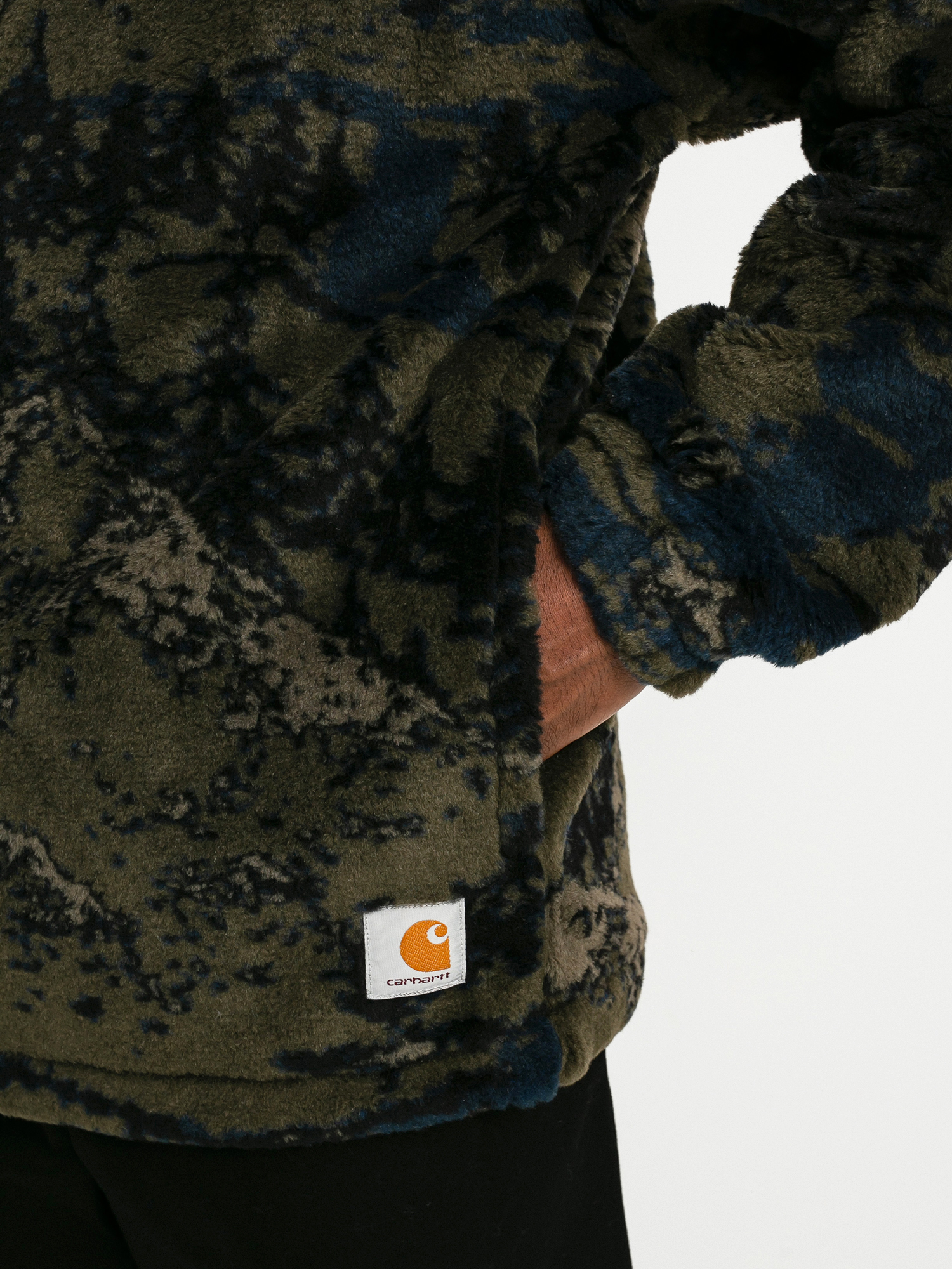 Bunda Carhartt WIP High Plains Liner (high plains jacquard cypress)