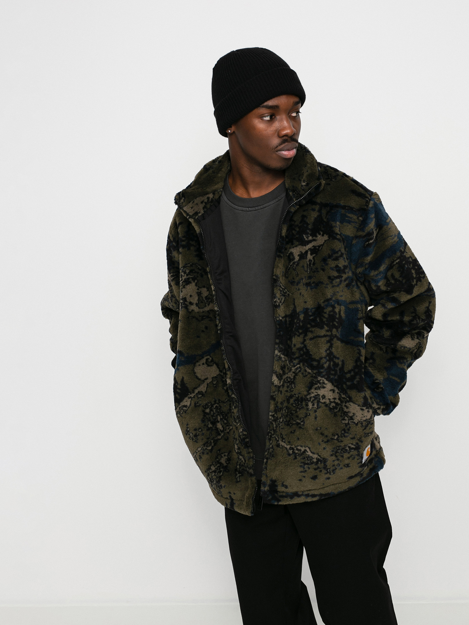 Bunda Carhartt WIP High Plains Liner (high plains jacquard cypress)