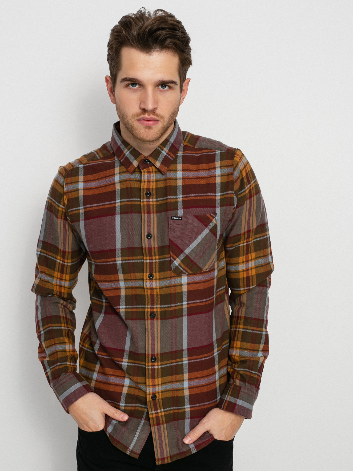 Košile Volcom Caden Plaid (port)