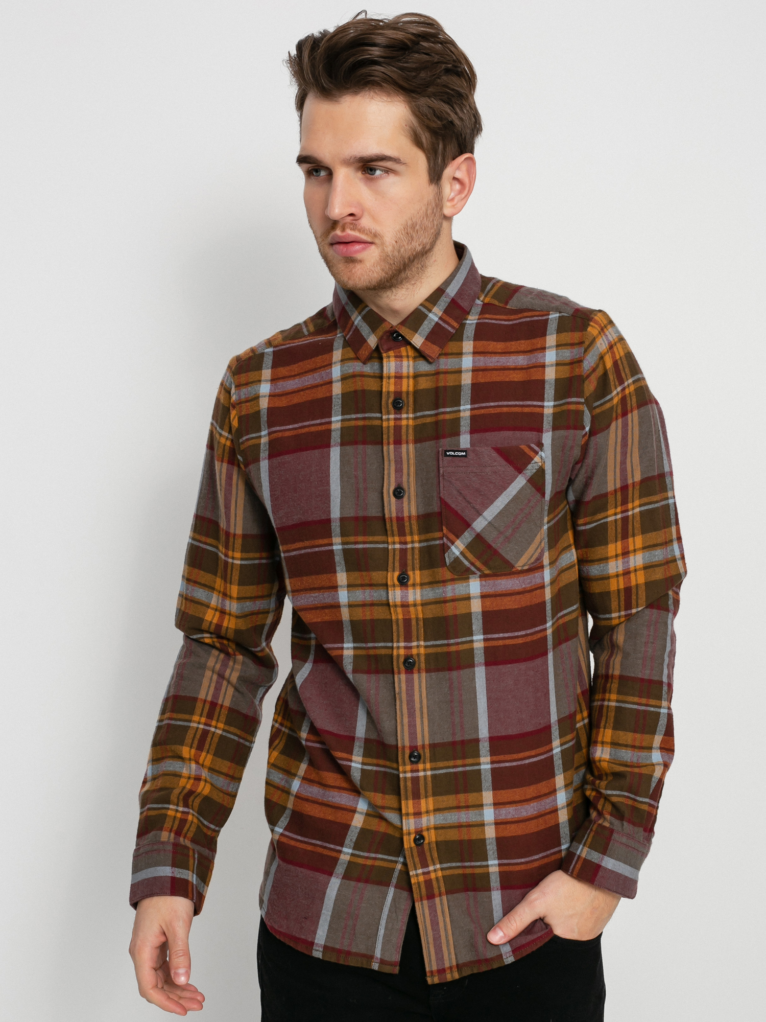 Košile Volcom Caden Plaid (port)