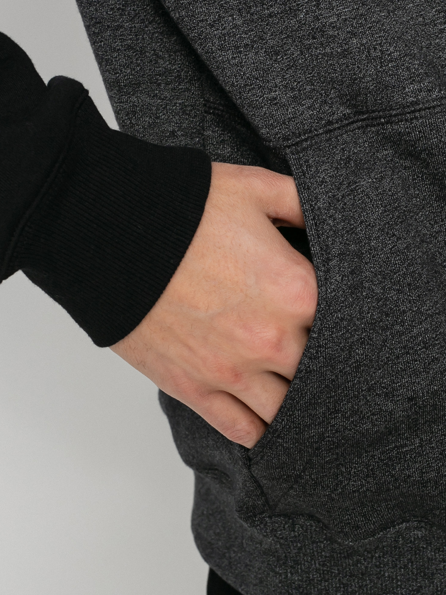 Mikina s kapucí Volcom Homak HD (heather grey)