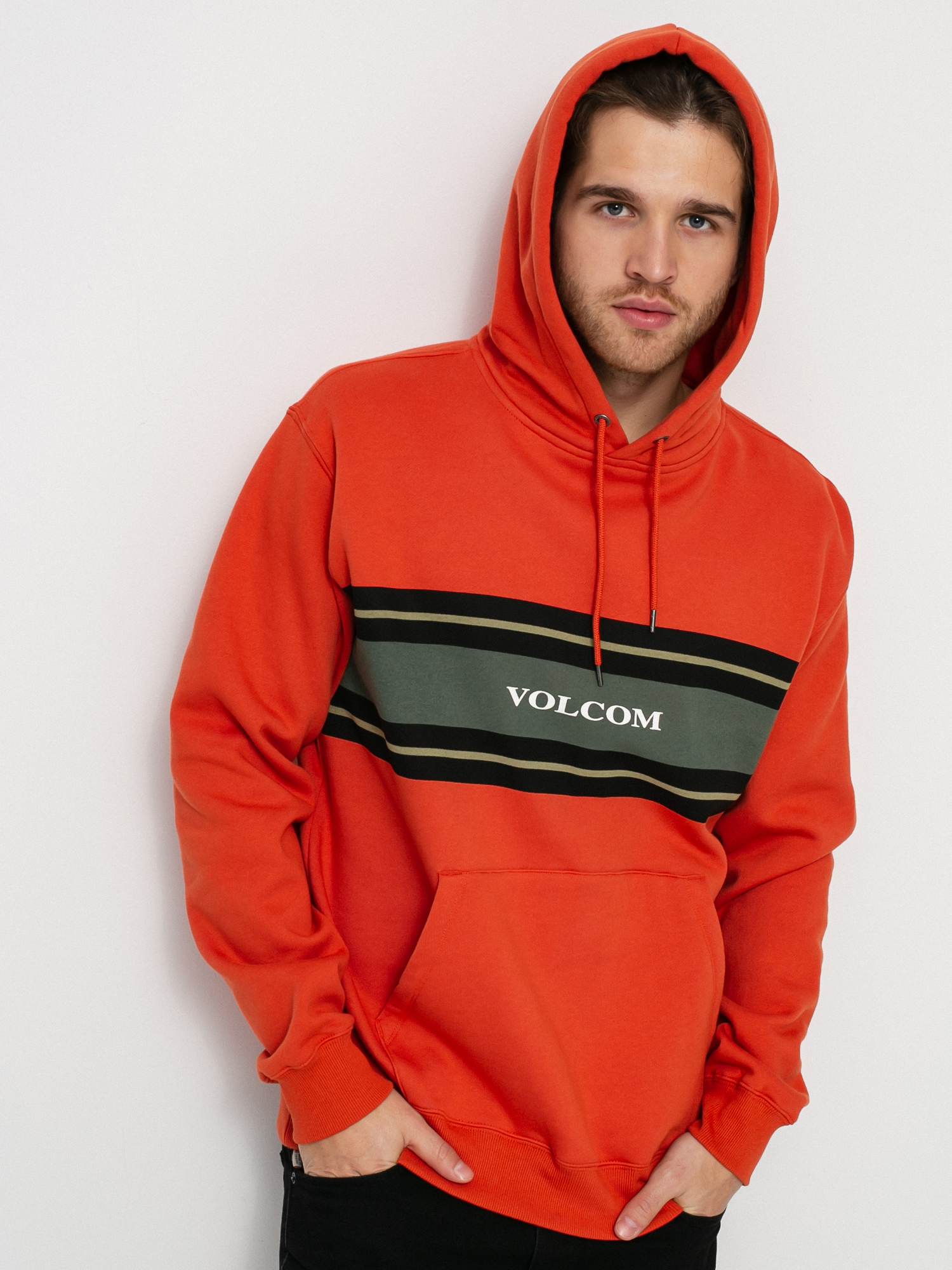 Mikina s kapucí Volcom Zero Division HD (burnt ochre)